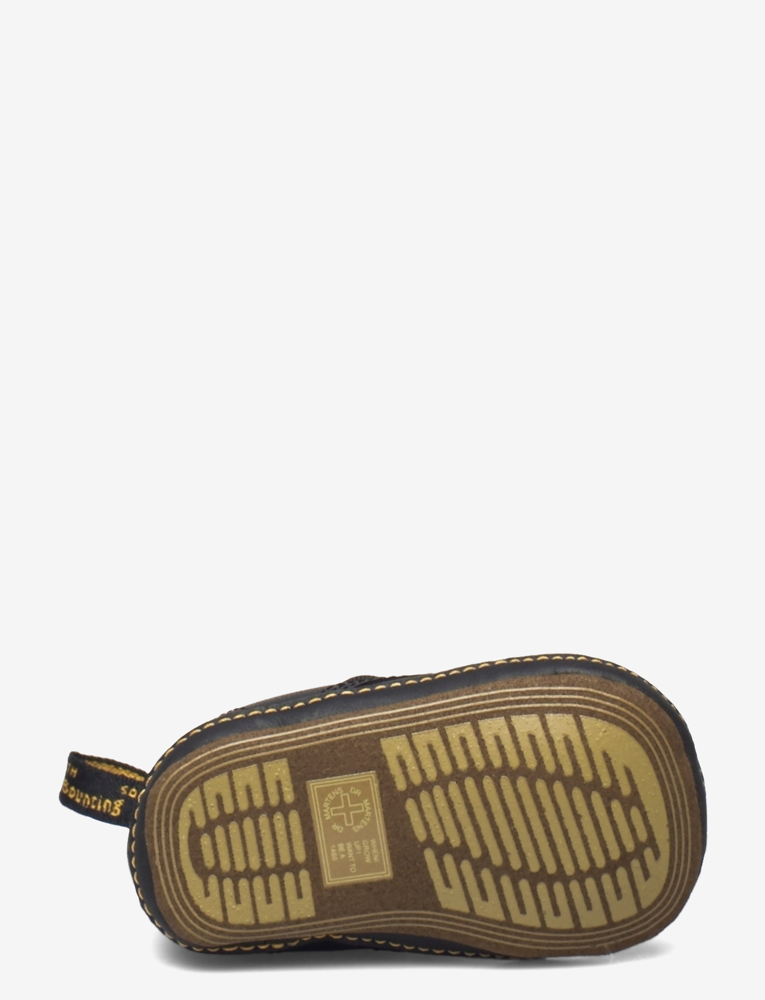 Dr. Martens - 1460 Crib Black Mason Pu Split+Mason Nw Synthetic - babystrikstøvler - black - 4