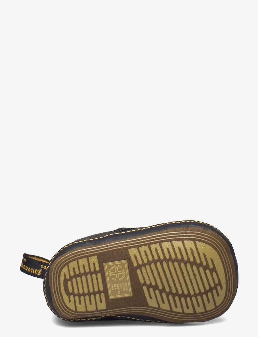 Dr. Martens - 1460 Crib Black Mason Pu Split+Mason Nw Synthetic - babystrikstøvler - black - 4