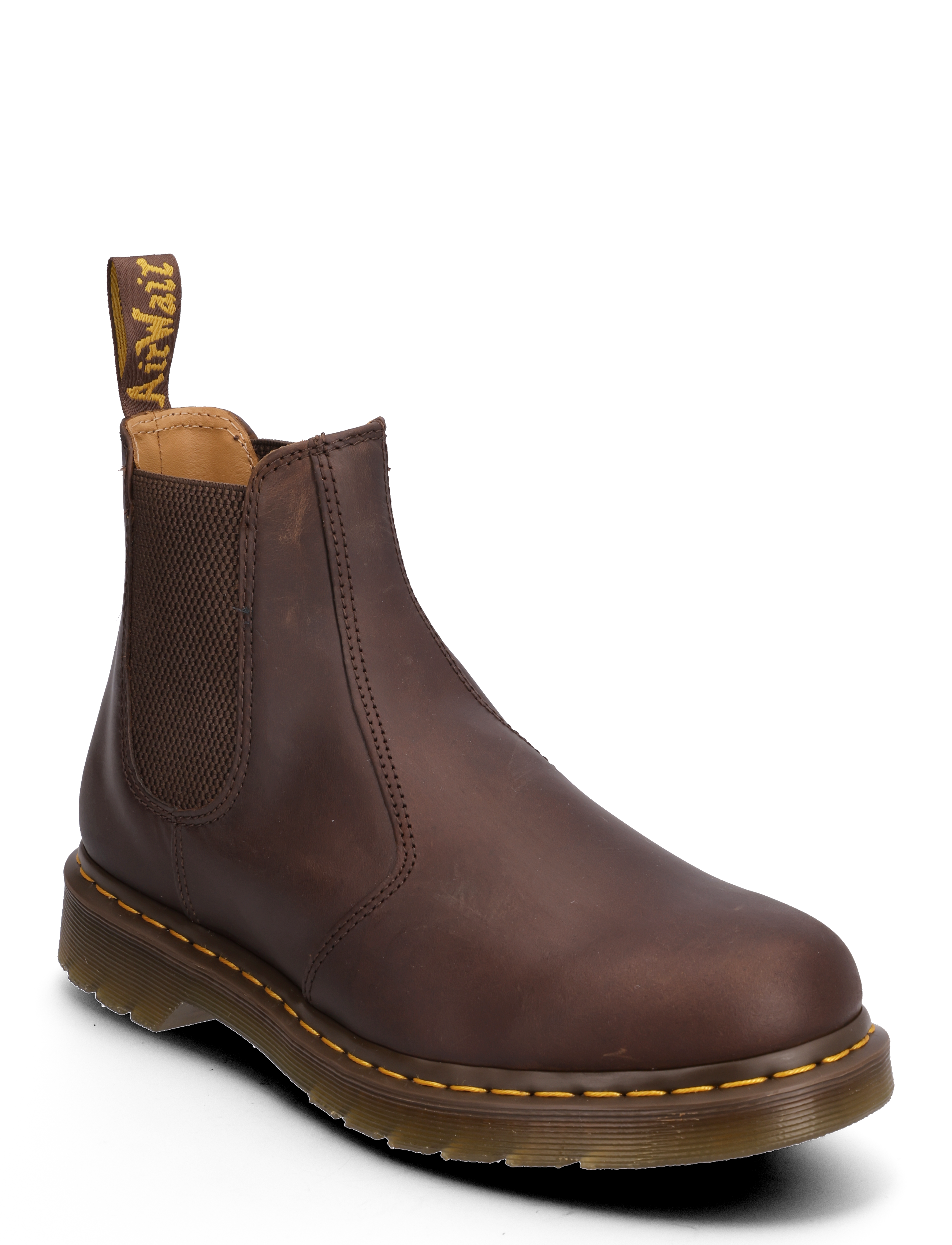 Dr. Martens 2976 Ys Dark Brown Crazy Horse, 40, Boots, Braun - Chelsea Männerswear
