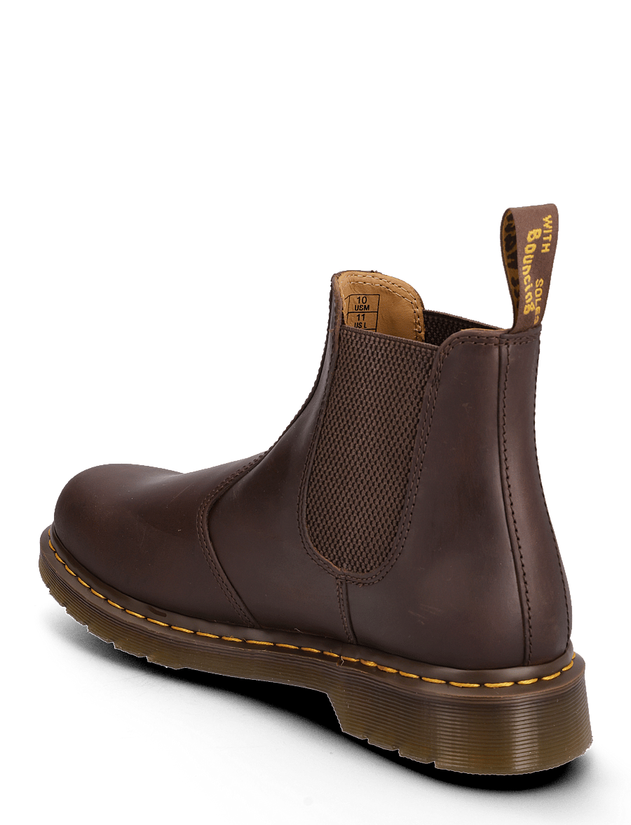 Dr. Martens - 2976 Ys Dark Brown Crazy Horse - chelsea boots - dark brown - 2