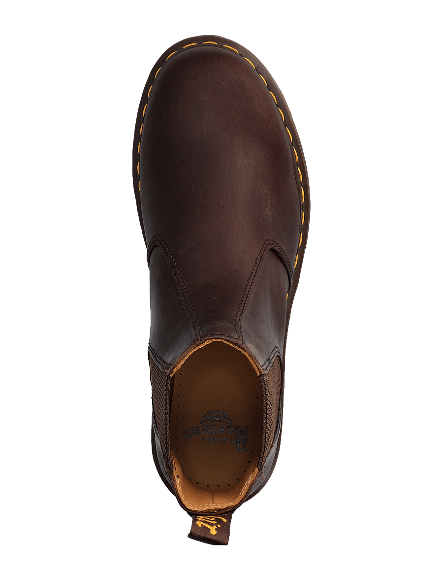 Dr. Martens - 2976 Ys Dark Brown Crazy Horse - chelsea boots - dark brown - 3