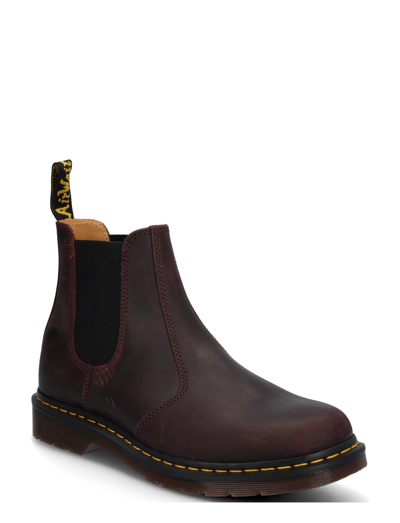 Dr. Martens - 2976 Ys Cherry Red Crazy Horse - chelsea boots - cherry red - 0