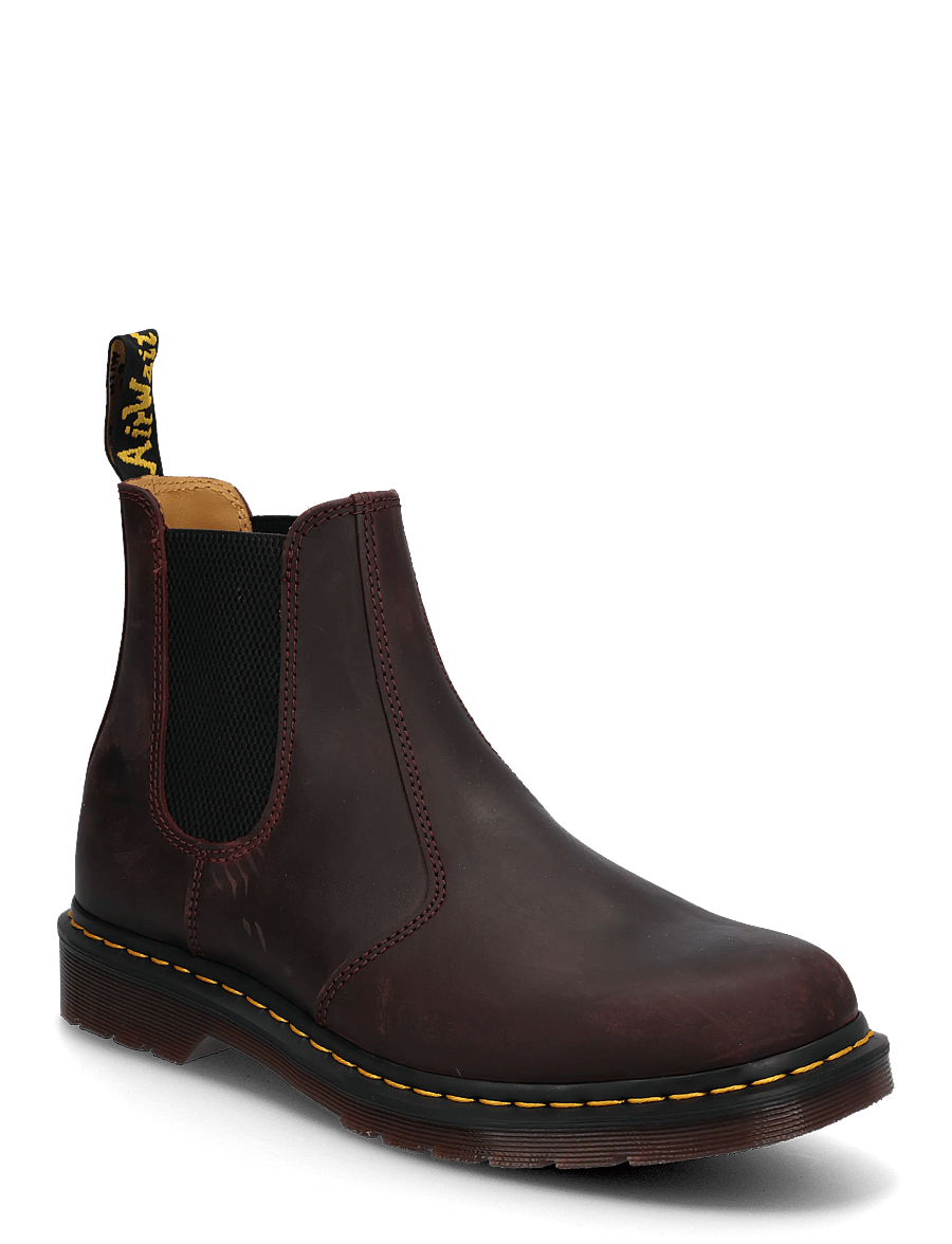 Dr. Martens - 2976 Ys Cherry Red Crazy Horse - chelsea boots - cherry red - 0