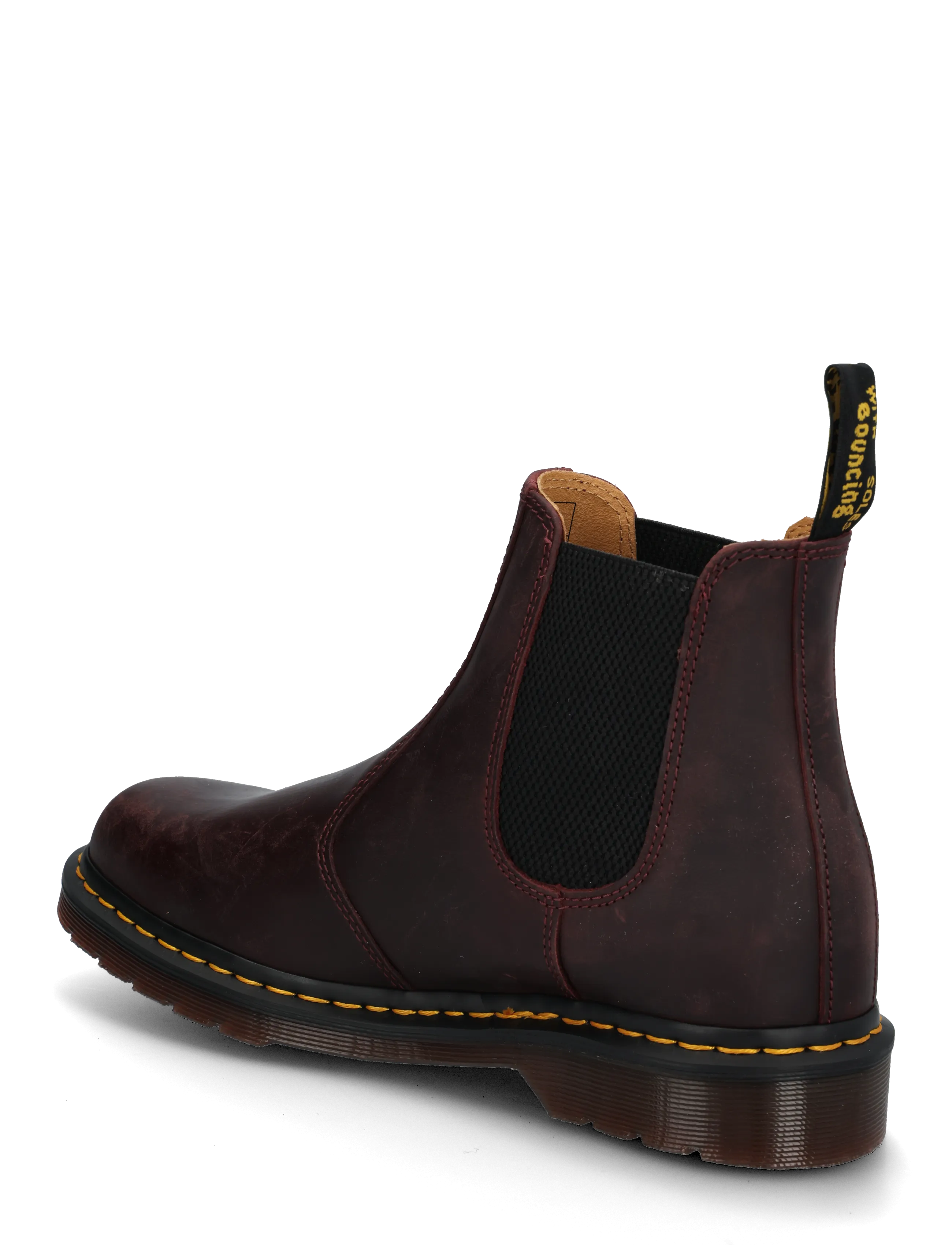 Dr. Martens - 2976 Ys Cherry Red Crazy Horse - chelsea boots - cherry red - 1