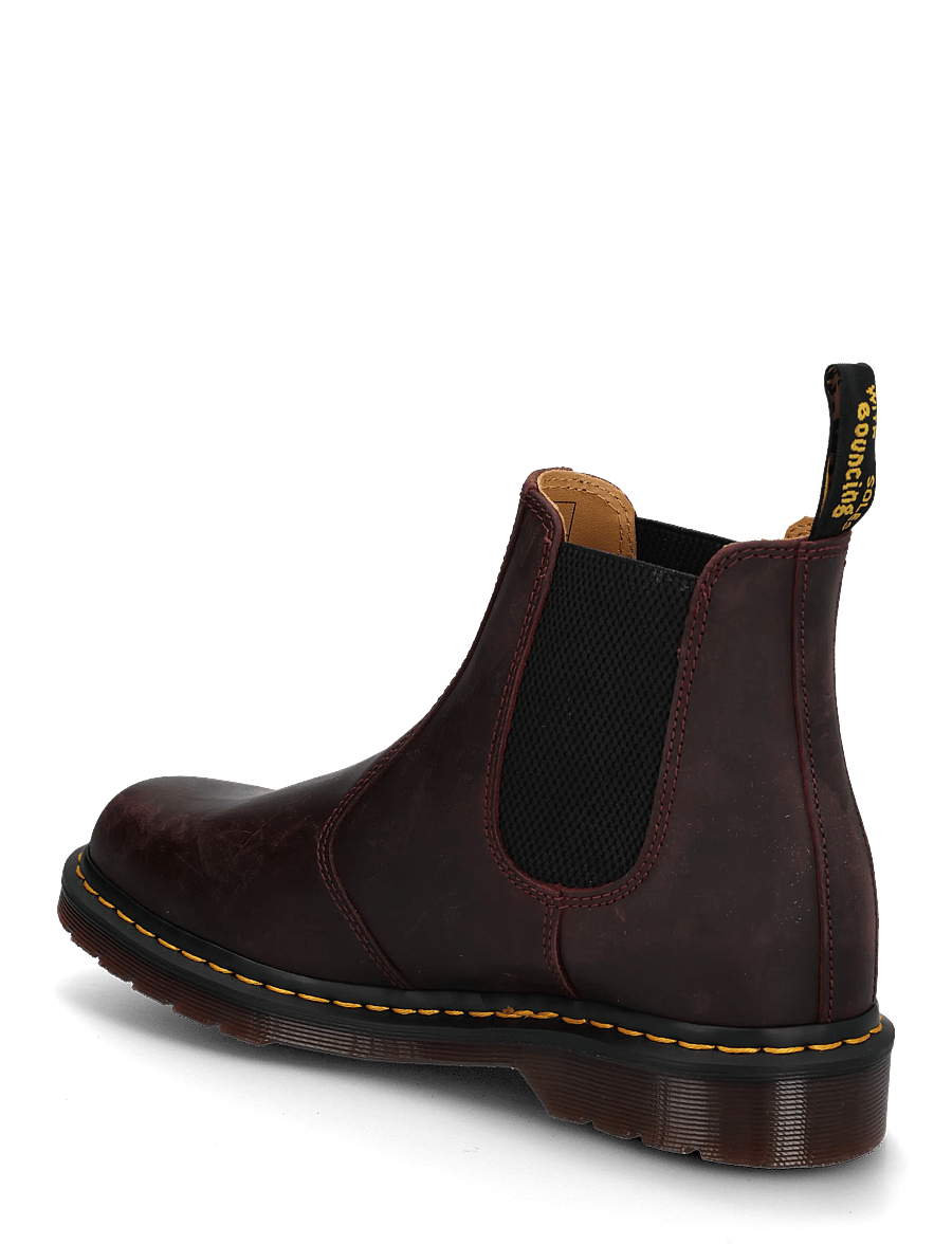 Dr. Martens - 2976 Ys Cherry Red Crazy Horse - chelsea boots - cherry red - 1