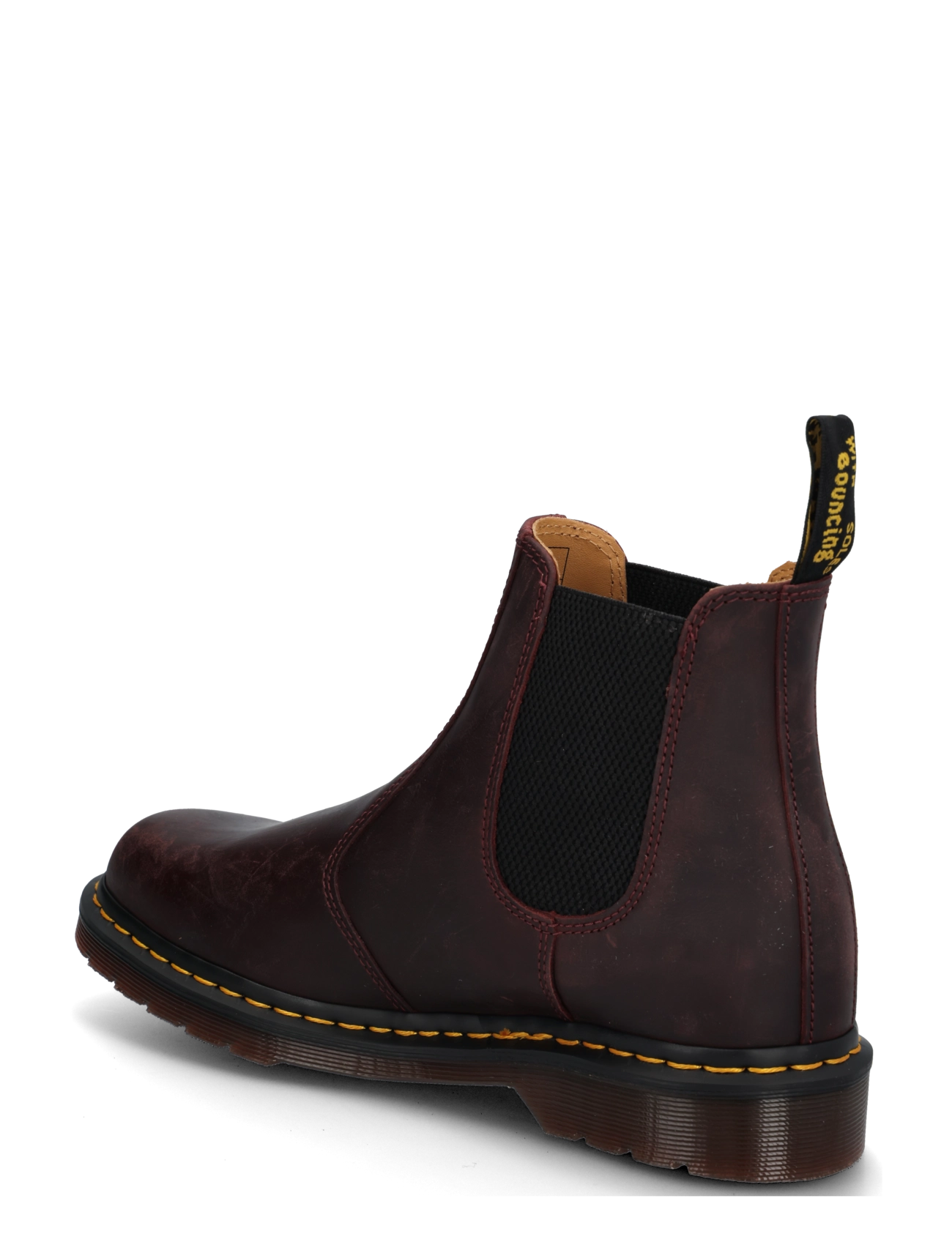Dr. Martens - 2976 Ys Cherry Red Crazy Horse - chelsea boots - cherry red - 1