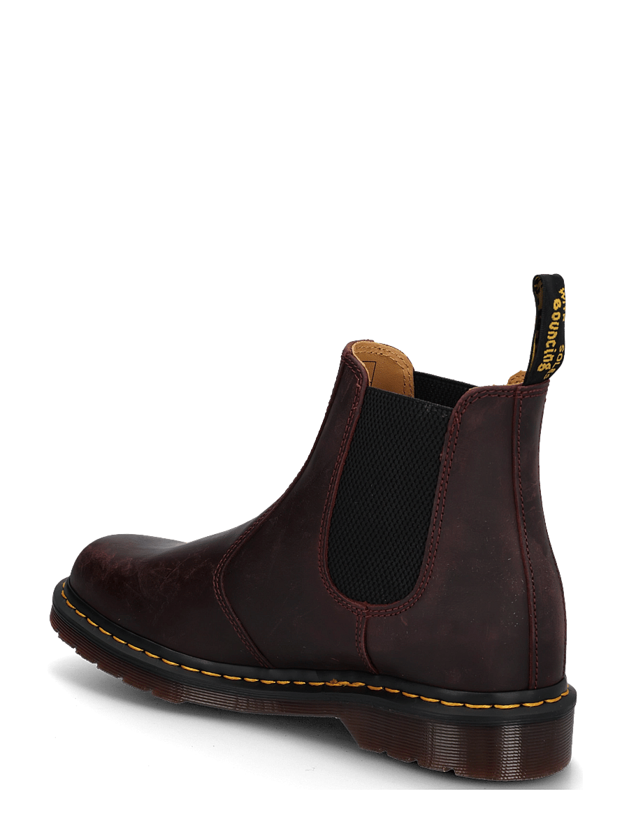 Dr. Martens - 2976 Ys Cherry Red Crazy Horse - chelsea boots - cherry red - 1