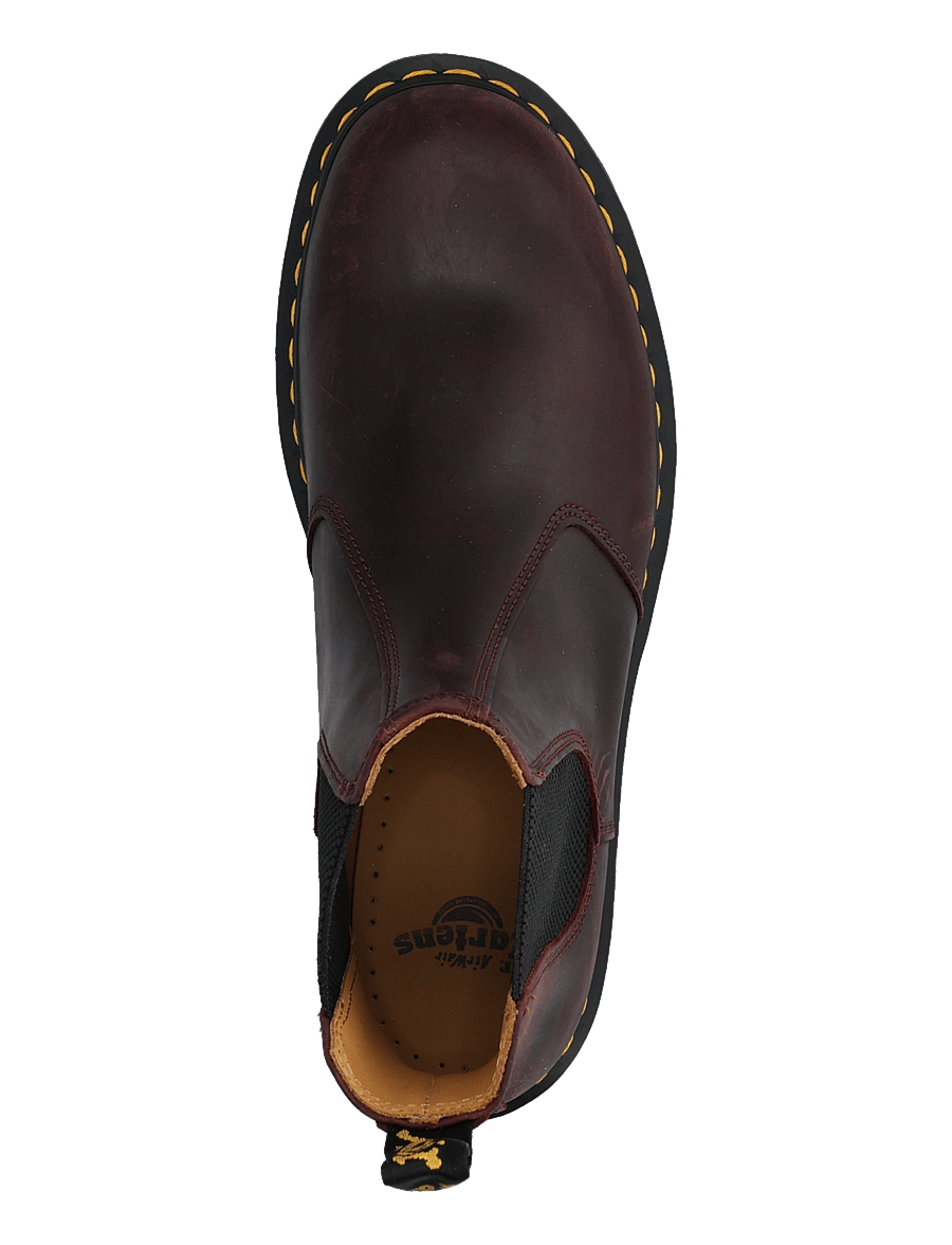 Dr. Martens - 2976 Ys Cherry Red Crazy Horse - chelsea boots - cherry red - 3