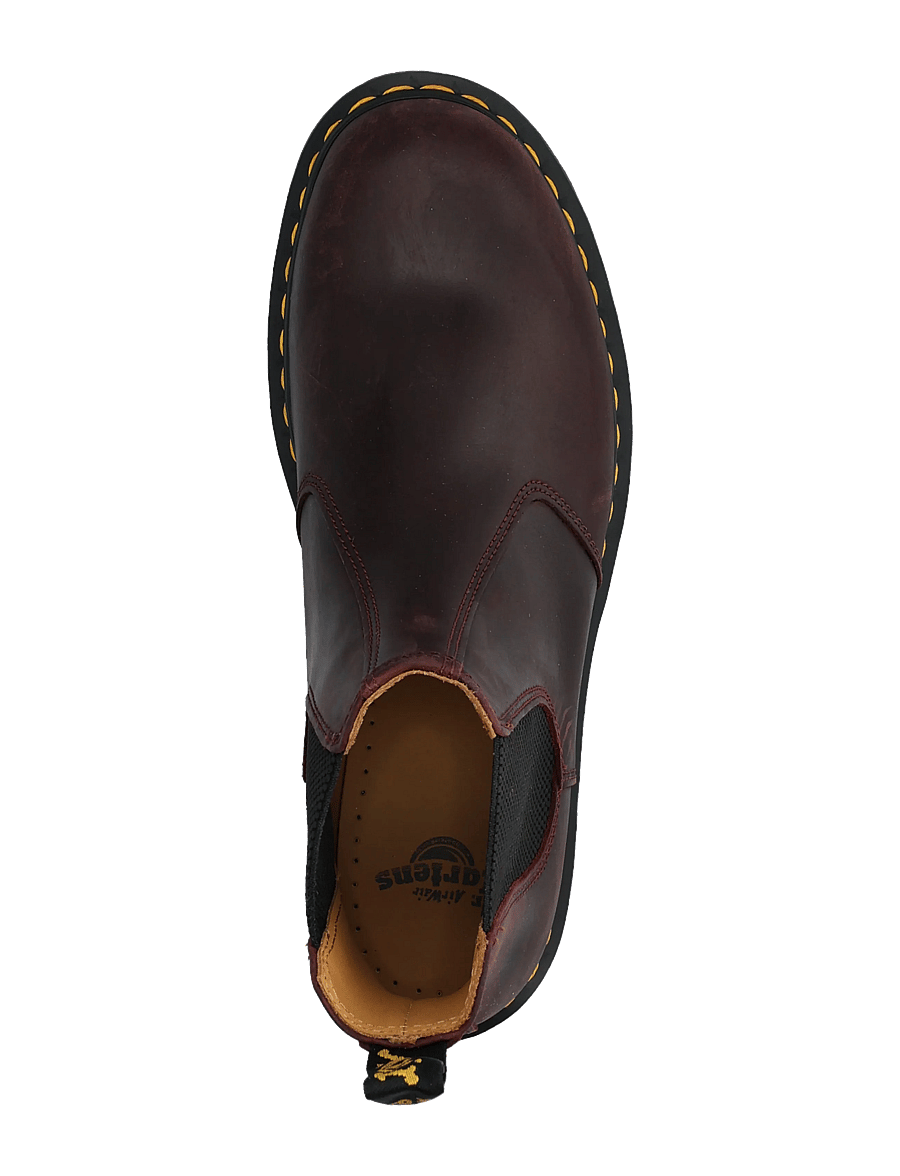 Dr. Martens - 2976 Ys Cherry Red Crazy Horse - chelsea boots - cherry red - 3