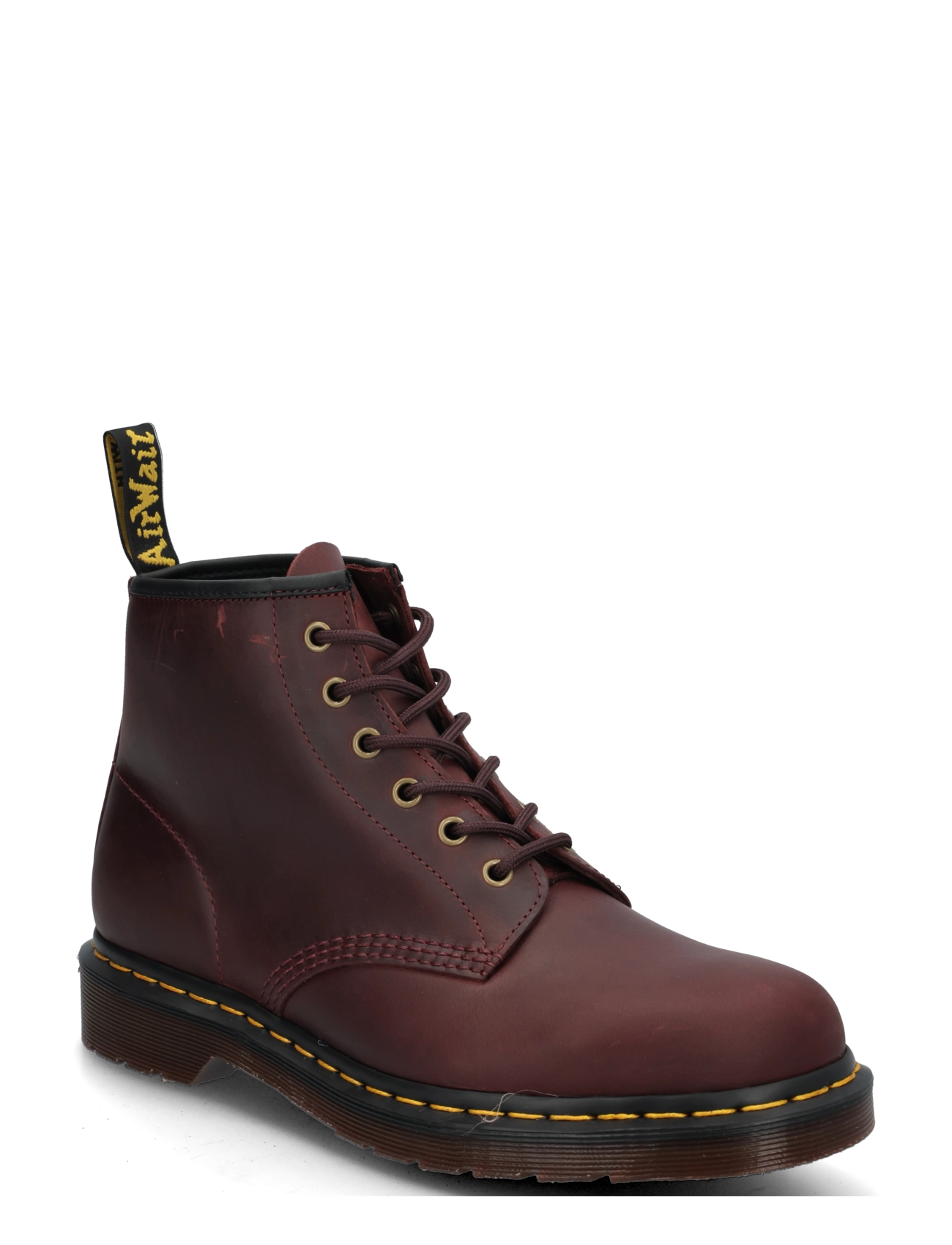 Dr. Martens 101 Cherry Red Crazy Horse - Dr. Martens - CHERRY RED / burgundy