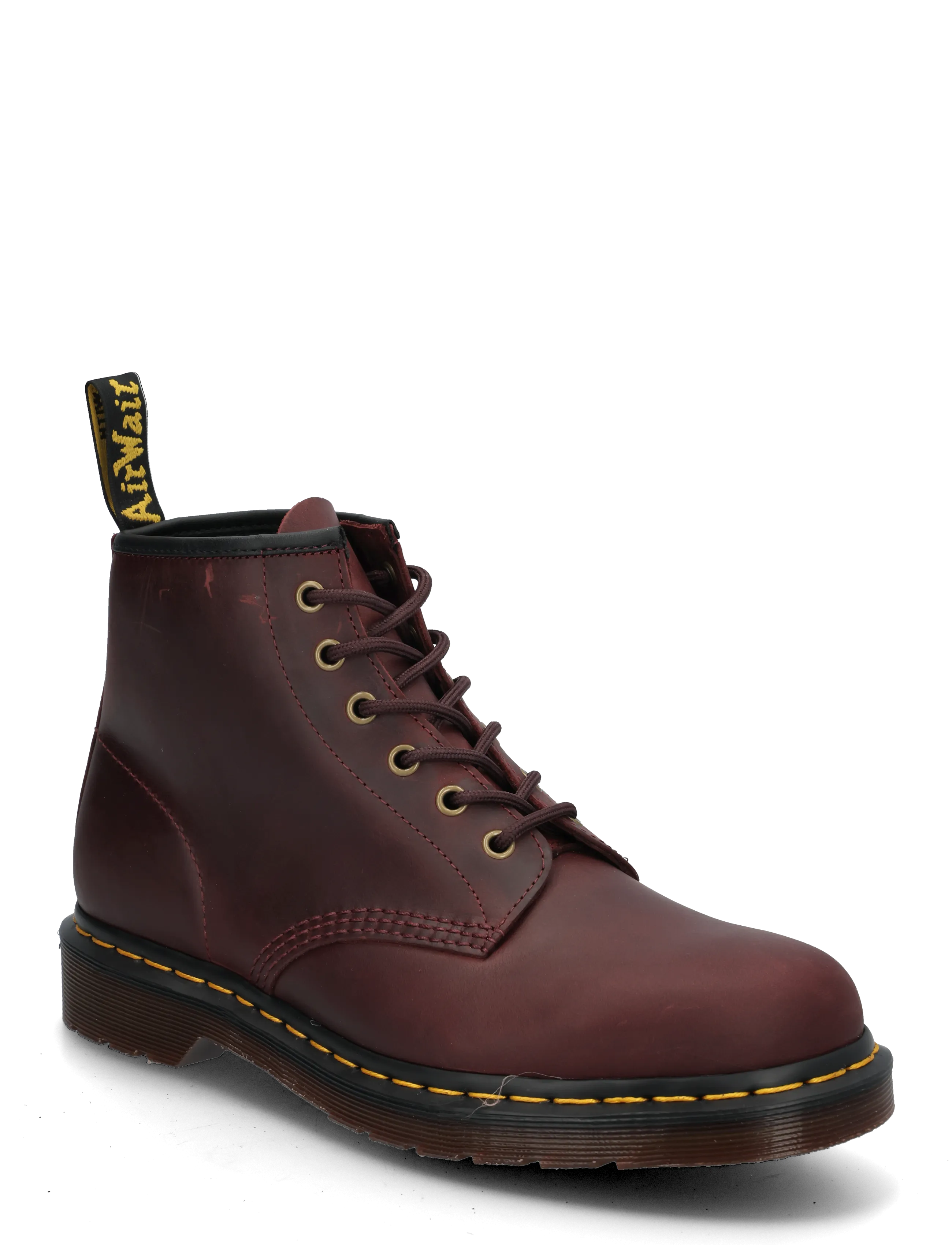 Dr. Martens 101 Cherry Red Crazy Horse - Shoes - CHERRY RED / burgundy