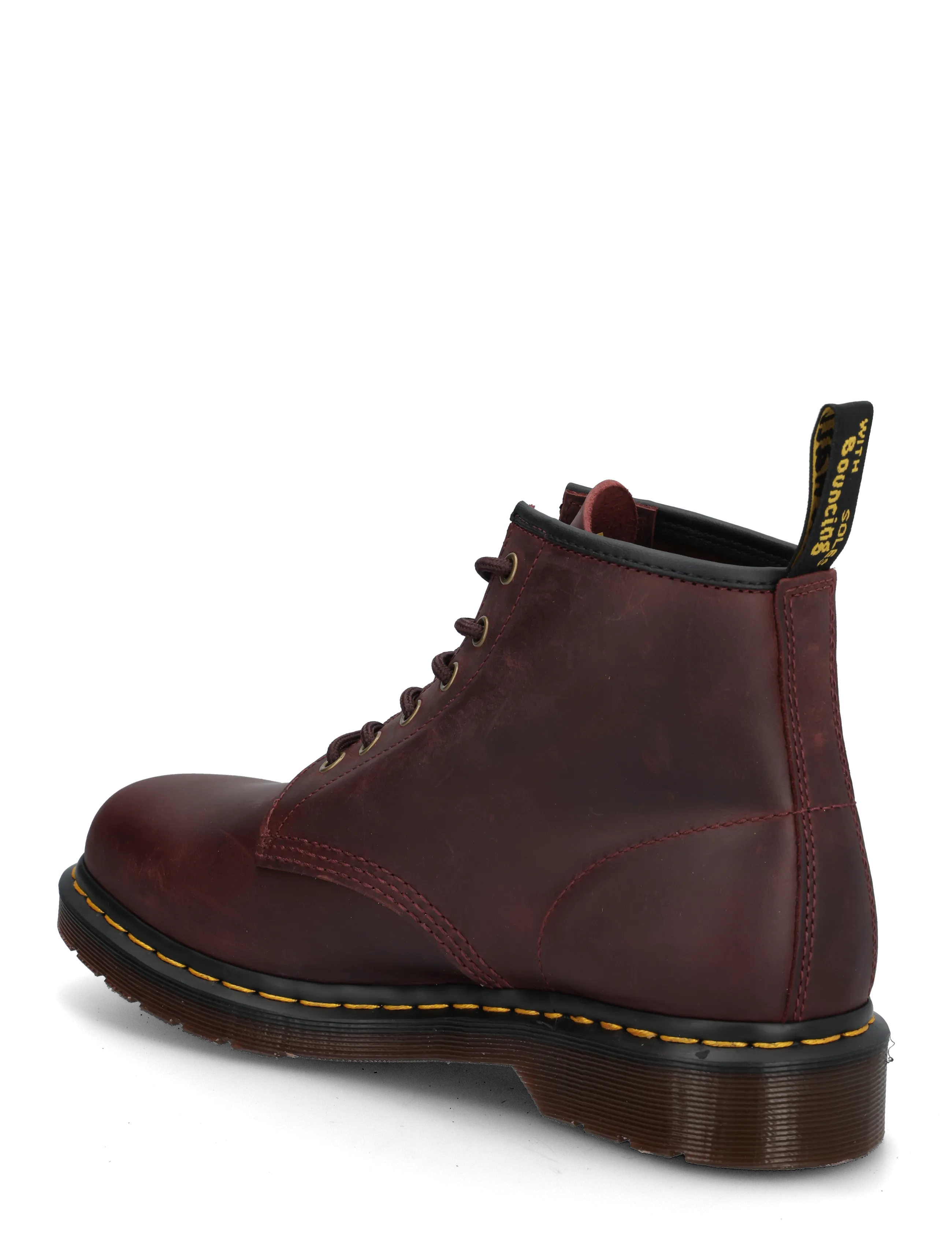 Dr. Martens - 101 Cherry Red Crazy Horse - schnürstiefel - cherry red - 1
