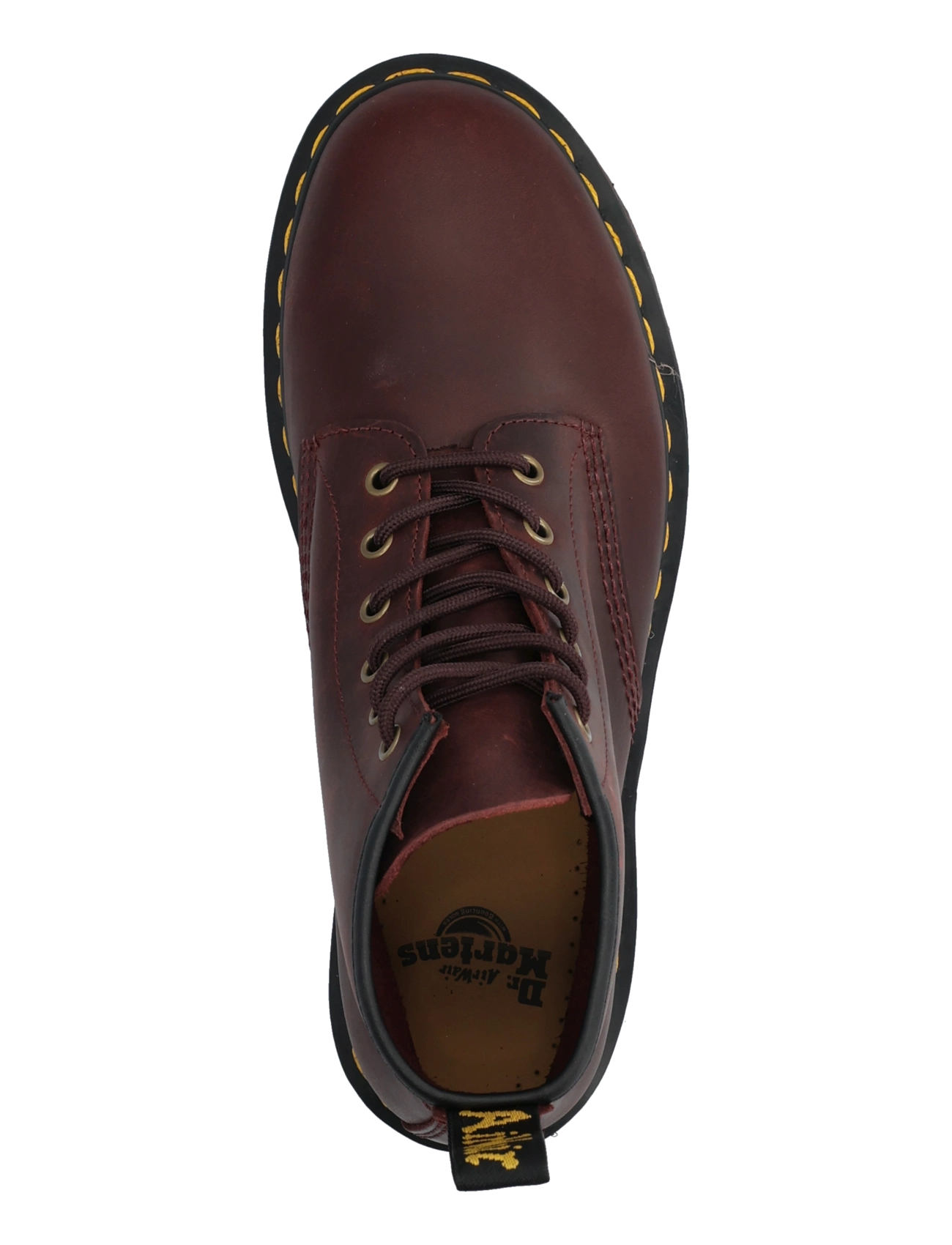 Dr. Martens - 101 Cherry Red Crazy Horse - støvler med snøre - cherry red - 3