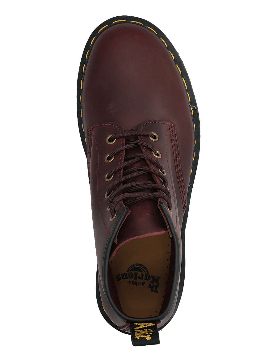 Dr. Martens - 101 Cherry Red Crazy Horse - støvler med snøre - cherry red - 3