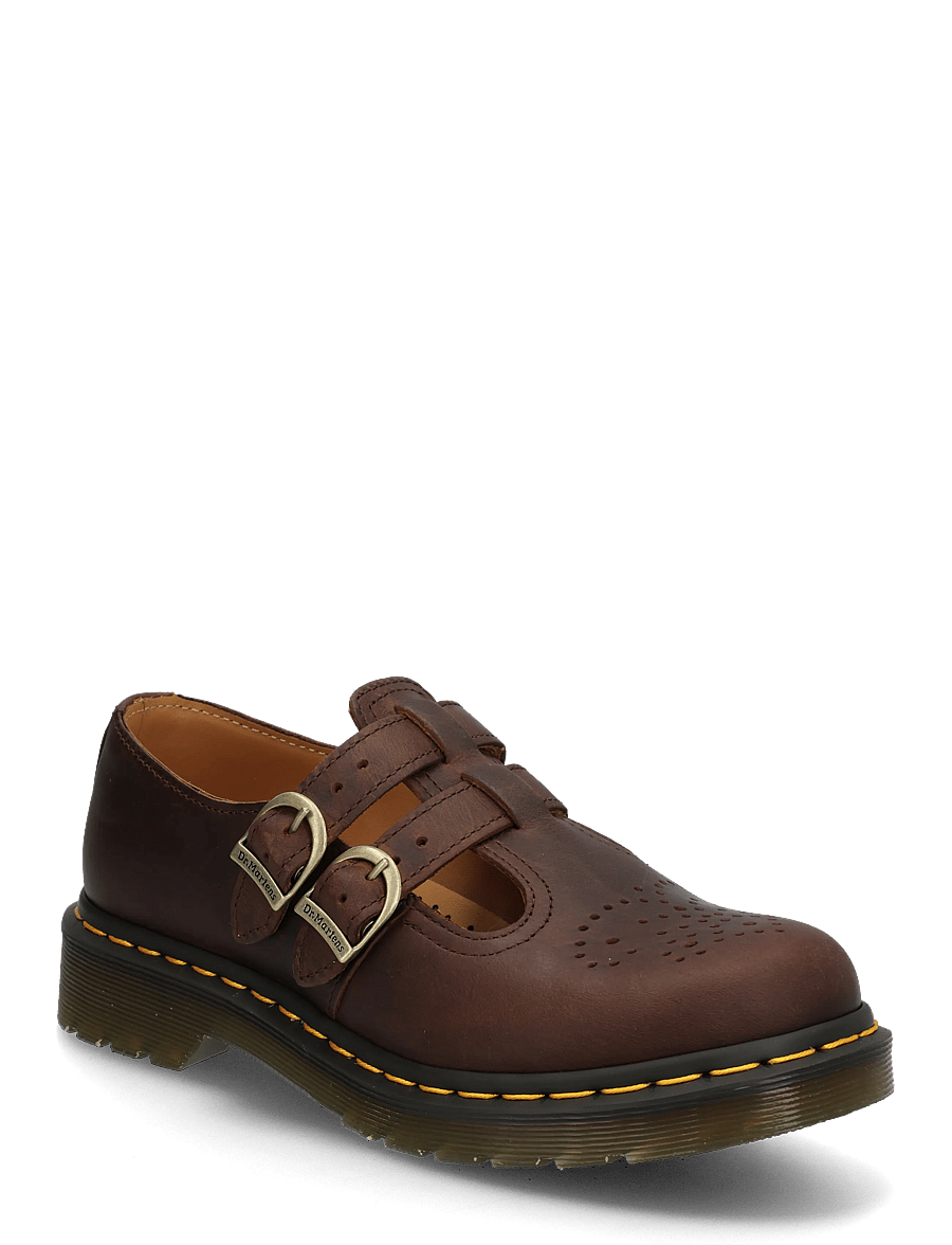 Dr. Martens - 8065 Mary Jane Dark Brown Crazy Horse - special occasions - dark brown - 0