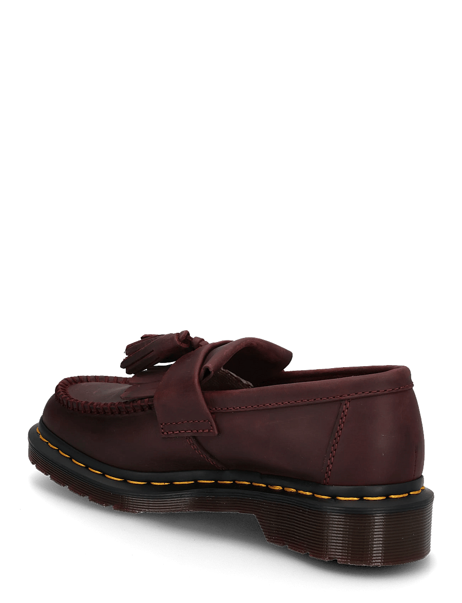 Dr. Martens - Adrian Cherry Red Crazy Horse - mode trends - cherry red - 1