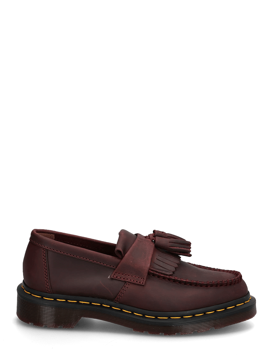 Dr. Martens - Adrian Cherry Red Crazy Horse - mode trends - cherry red - 2