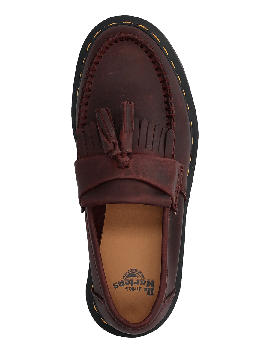 Dr. Martens - Adrian Cherry Red Crazy Horse - moetrendid - cherry red - 3