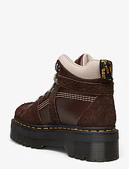 Dr. Martens - Zuma Hiker Dark Brown Classic Pull Up+Wooly Bully - winter shoes - dark brown - 2