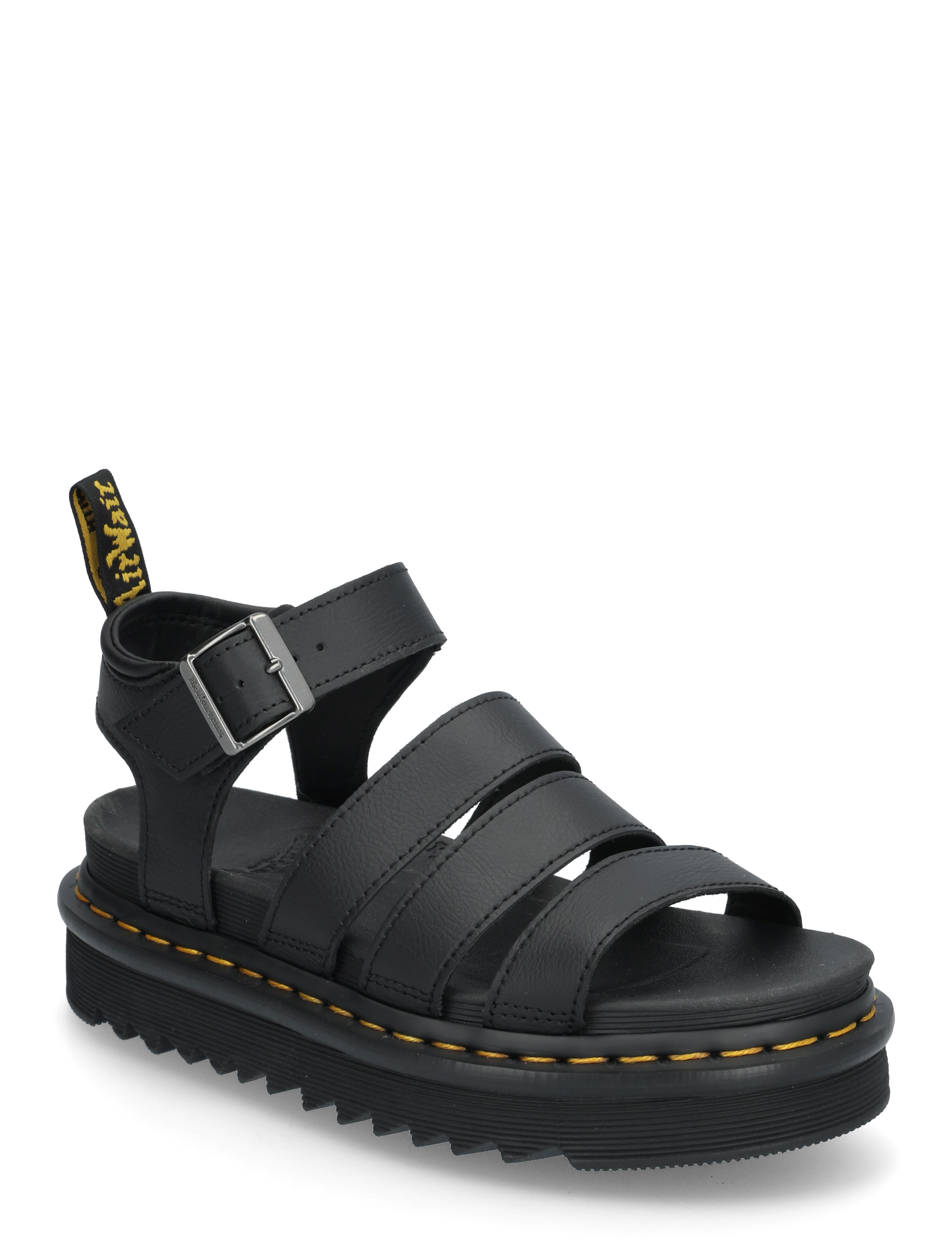 Dr. Martens Blaire Black Athena, 39, Sandals, Schwarz - Flat Frauen