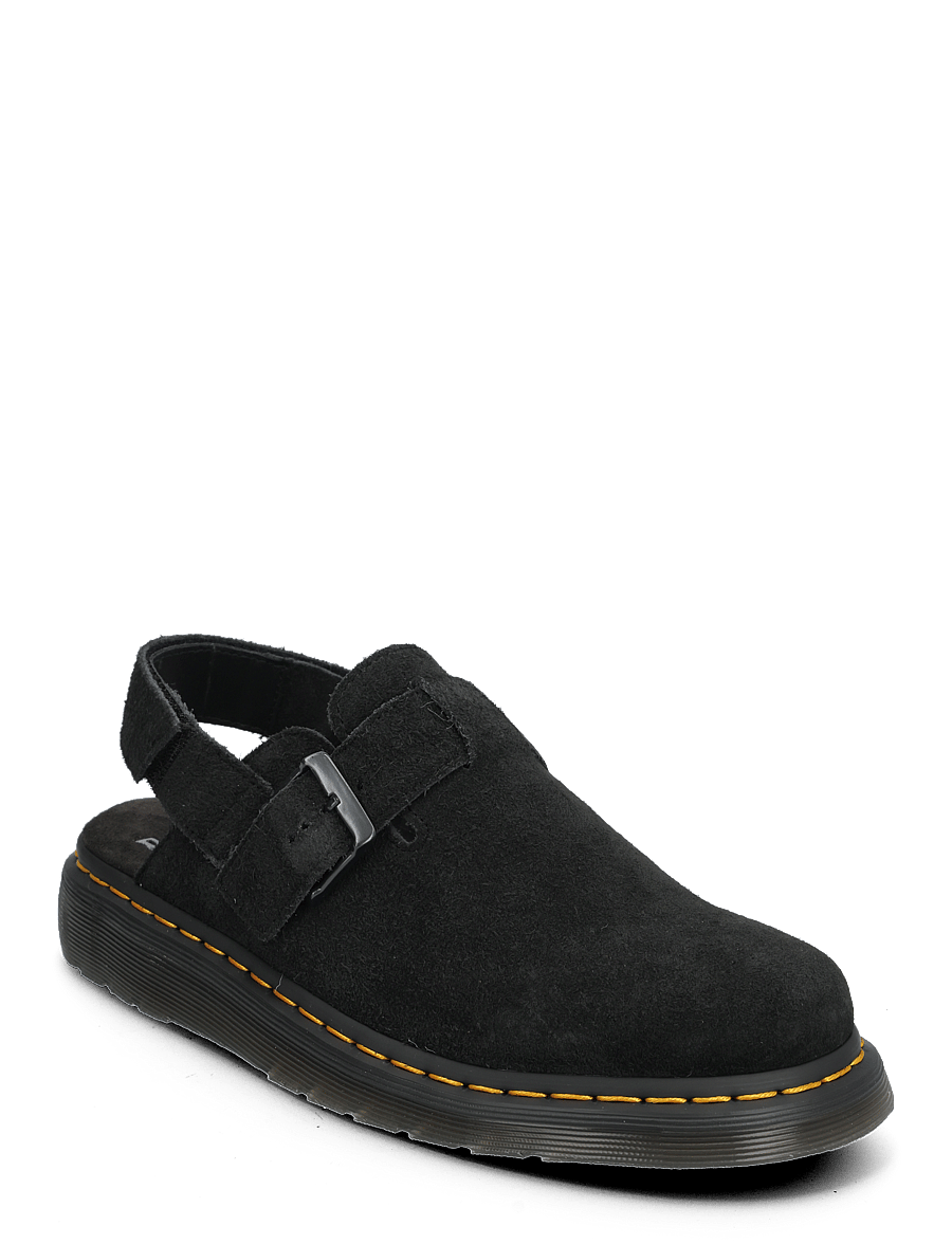 Dr. Martens - Jorge Ii Black Eh Suede - flache pantoletten - black - 0