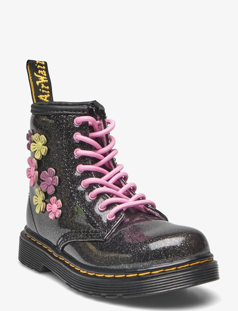 Dr martens deals black coated glitter