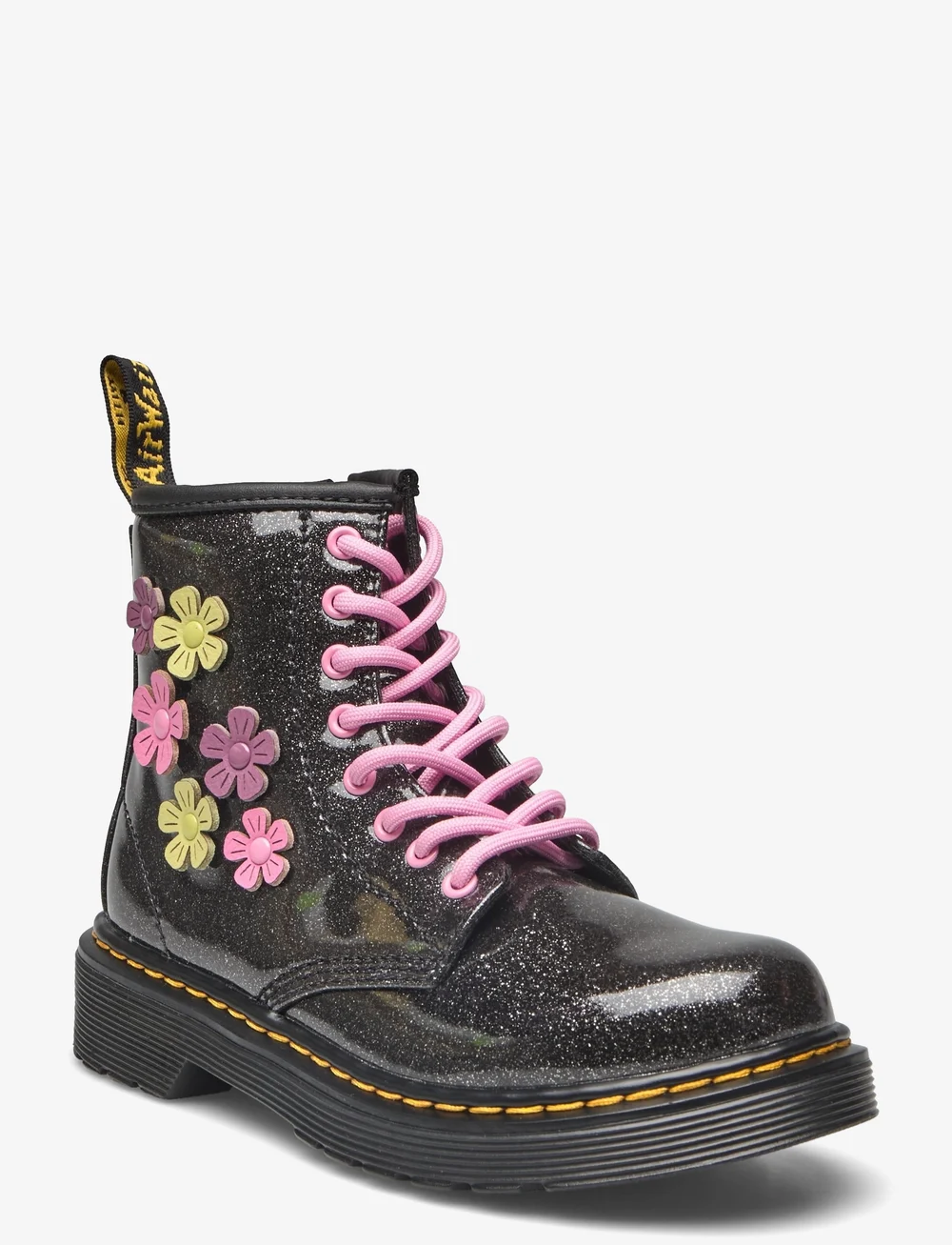 Dr martens deals black coated glitter
