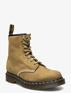 1460 Muted Olive Tumbled Nubuck+E.H.Suede, Dr. Martens