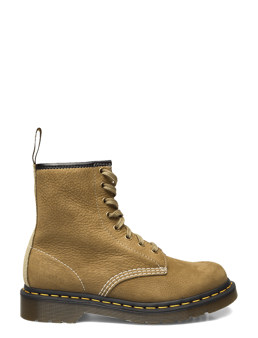 Dr. Martens - 1460 Muted Olive Tumbled Nubuck+E.H.Suede - muted olive - 1