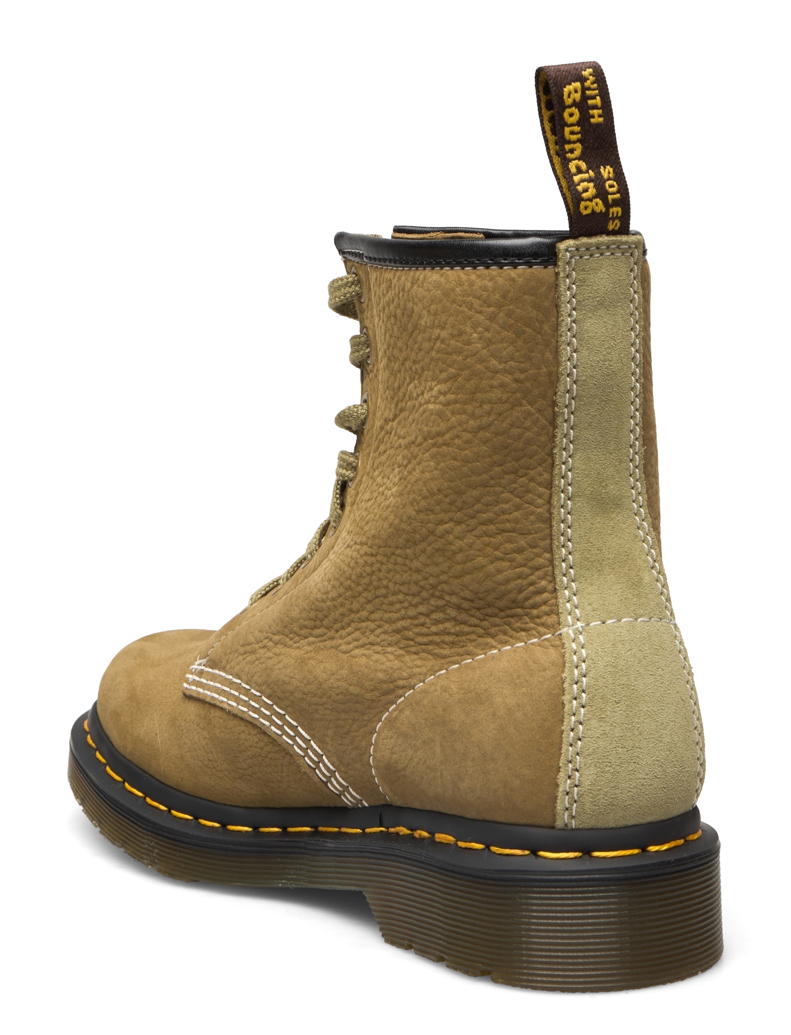 Dr. Martens - 1460 Muted Olive Tumbled Nubuck+E.H.Suede - muted olive - 2