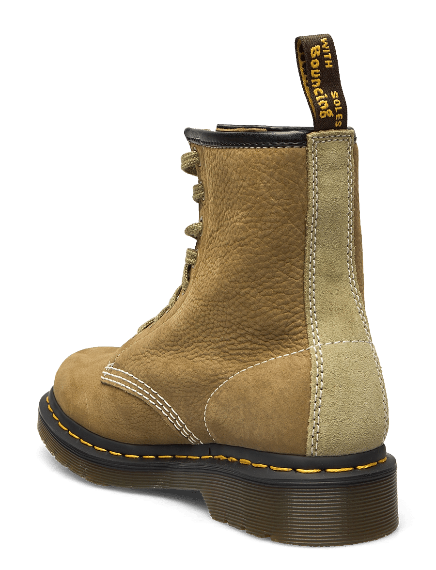 Dr. Martens - 1460 Muted Olive Tumbled Nubuck+E.H.Suede - muted olive - 2