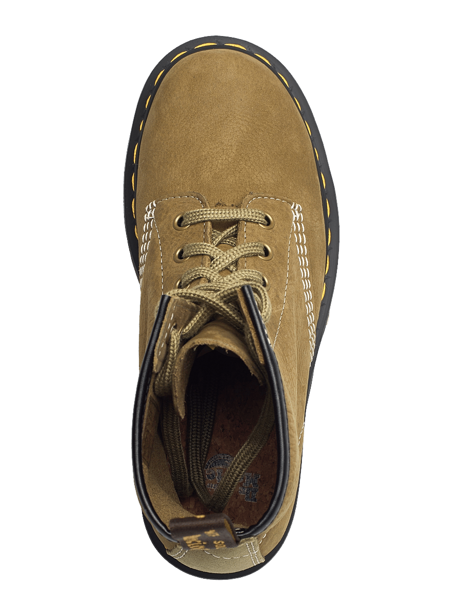 Dr. Martens - 1460 Muted Olive Tumbled Nubuck+E.H.Suede - muted olive - 3