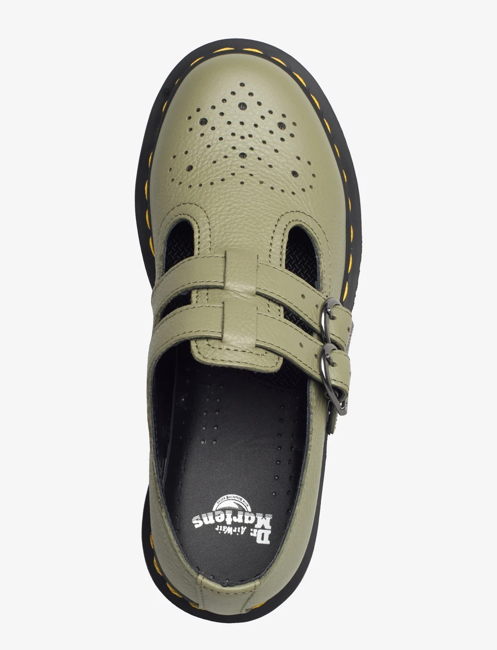Dr. Martens 8065 Mary Jane Muted Olive Virginia Boozt