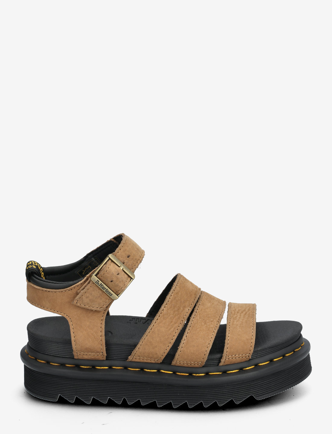 Dr. Martens Blaire Savannah Tan Tumbled Nubuck Sandals Boozt