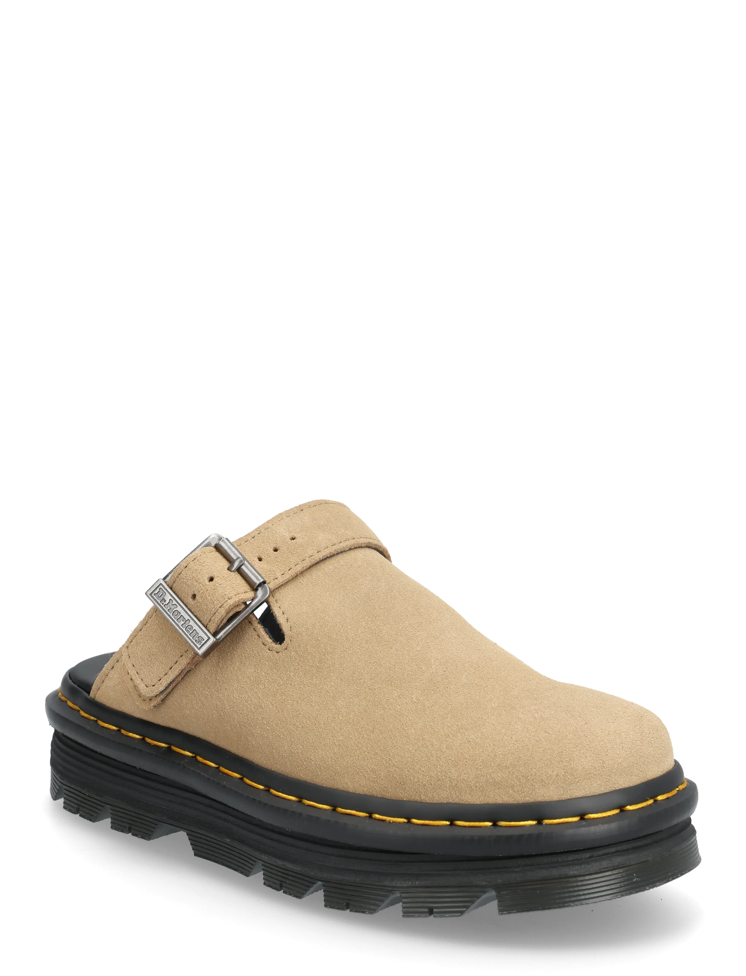 Dr. Martens Zebzag Mule Savannah Tan Eh Suede, 40, Beige, Mules & Slip-Ins > Flade Mules, Dame