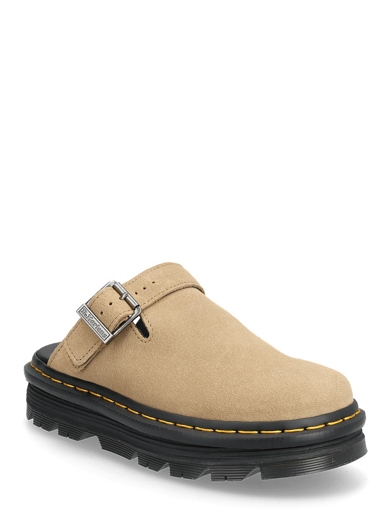 Dr. Martens - Zebzag Mule Savannah Tan Eh Suede - flache pantoletten - savannah tan - 0