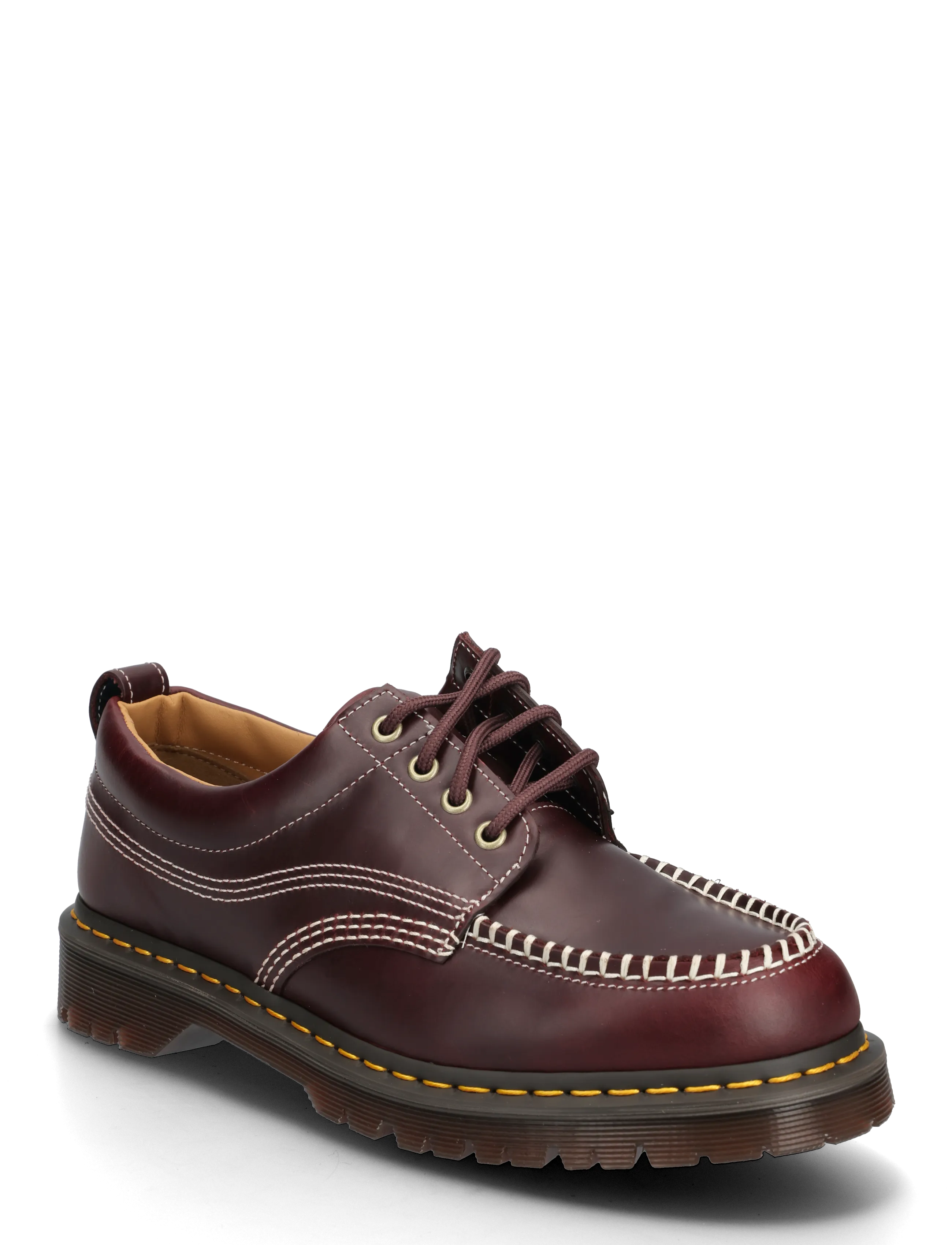 Dr. Martens Lowell Cherry Red Orleans - Snøresko - CHERRY RED / burgundy