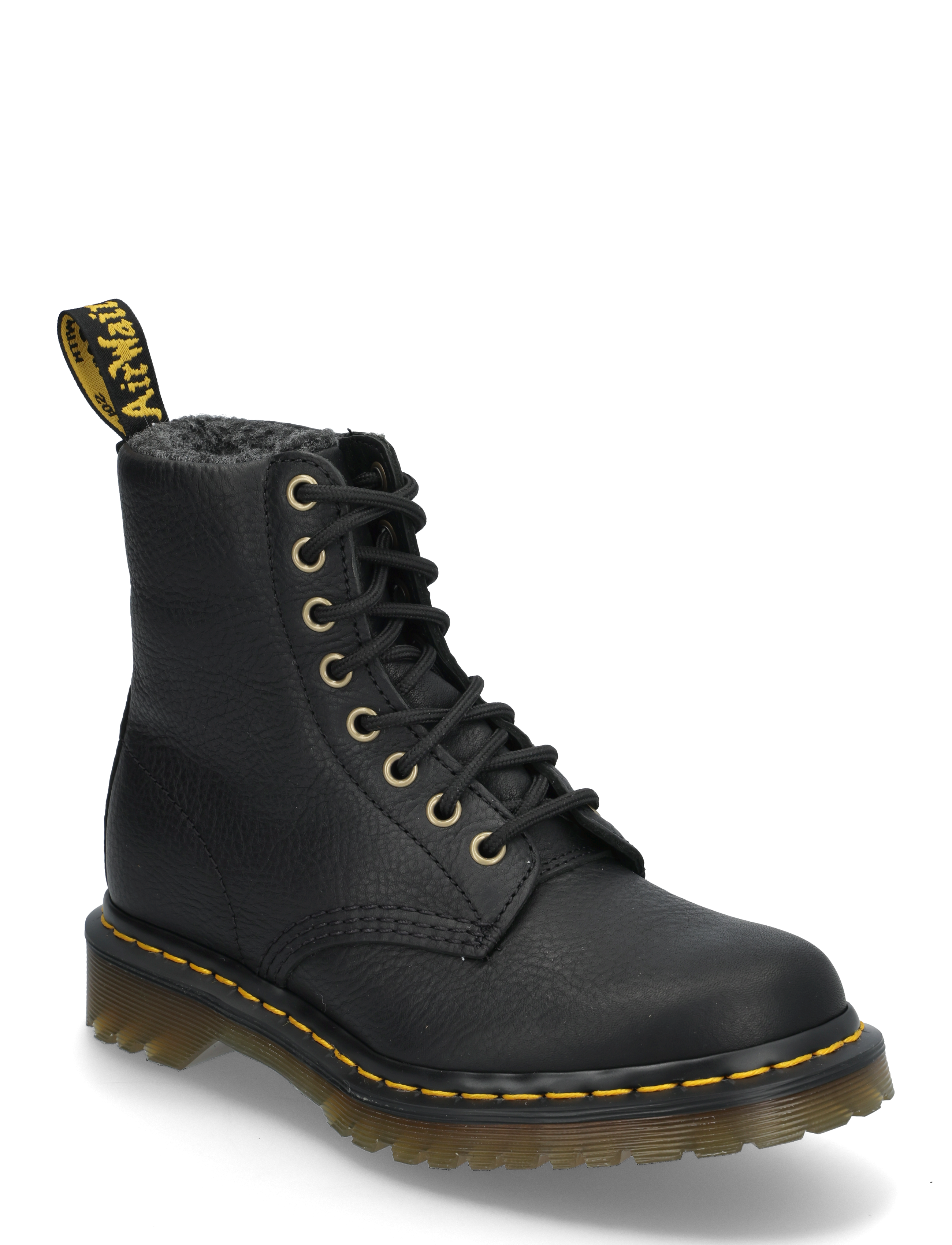 Dr. Martens 1460 Wl Grizzly, Mænd, Varmforede Snørestøvler, Sort, Str: 36