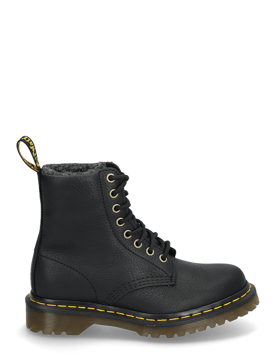 Dr. Martens - 1460 Wl Grizzly - buty sznurowane - black - 1
