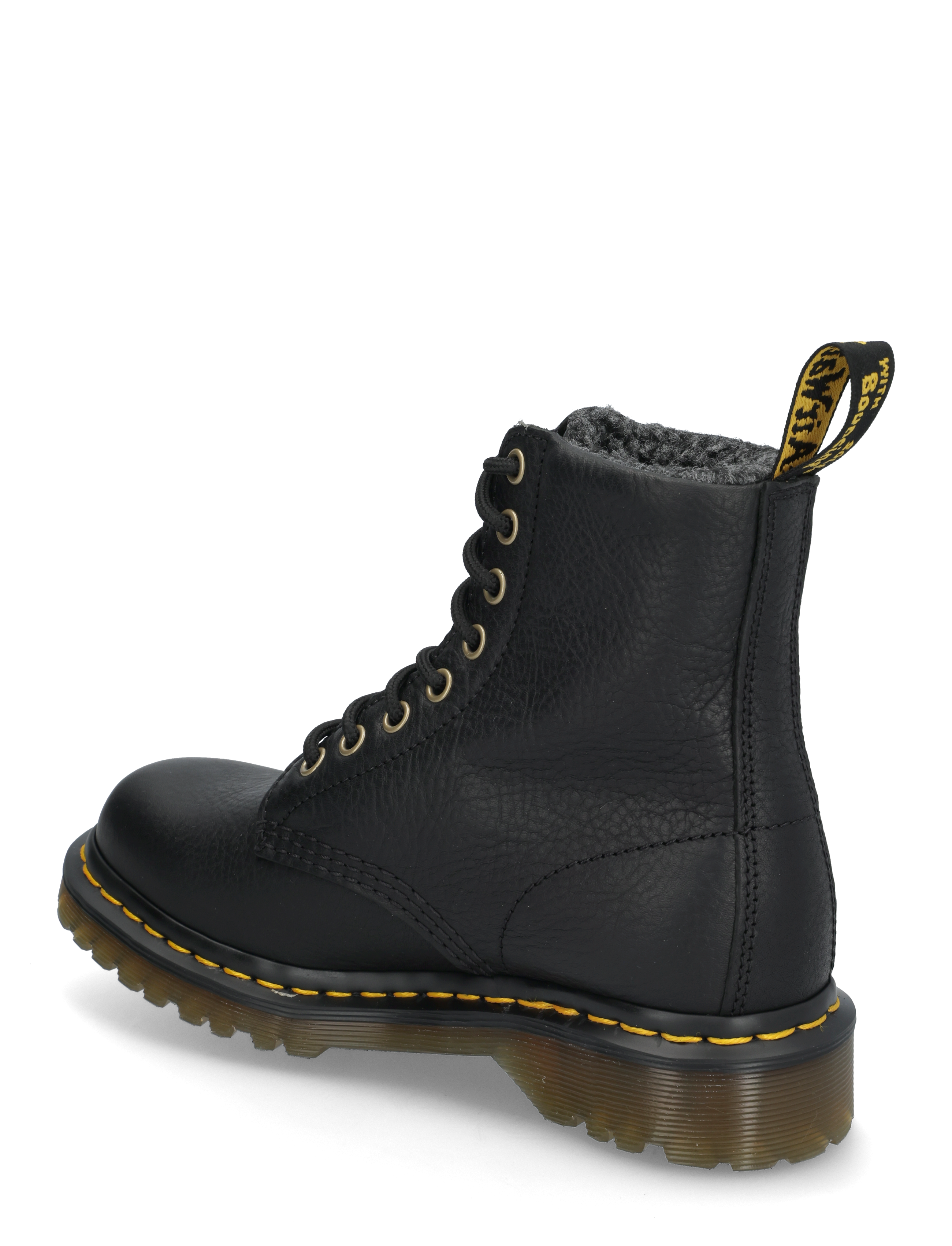 Dr. Martens - 1460 Wl Grizzly - laced boots - black - 2