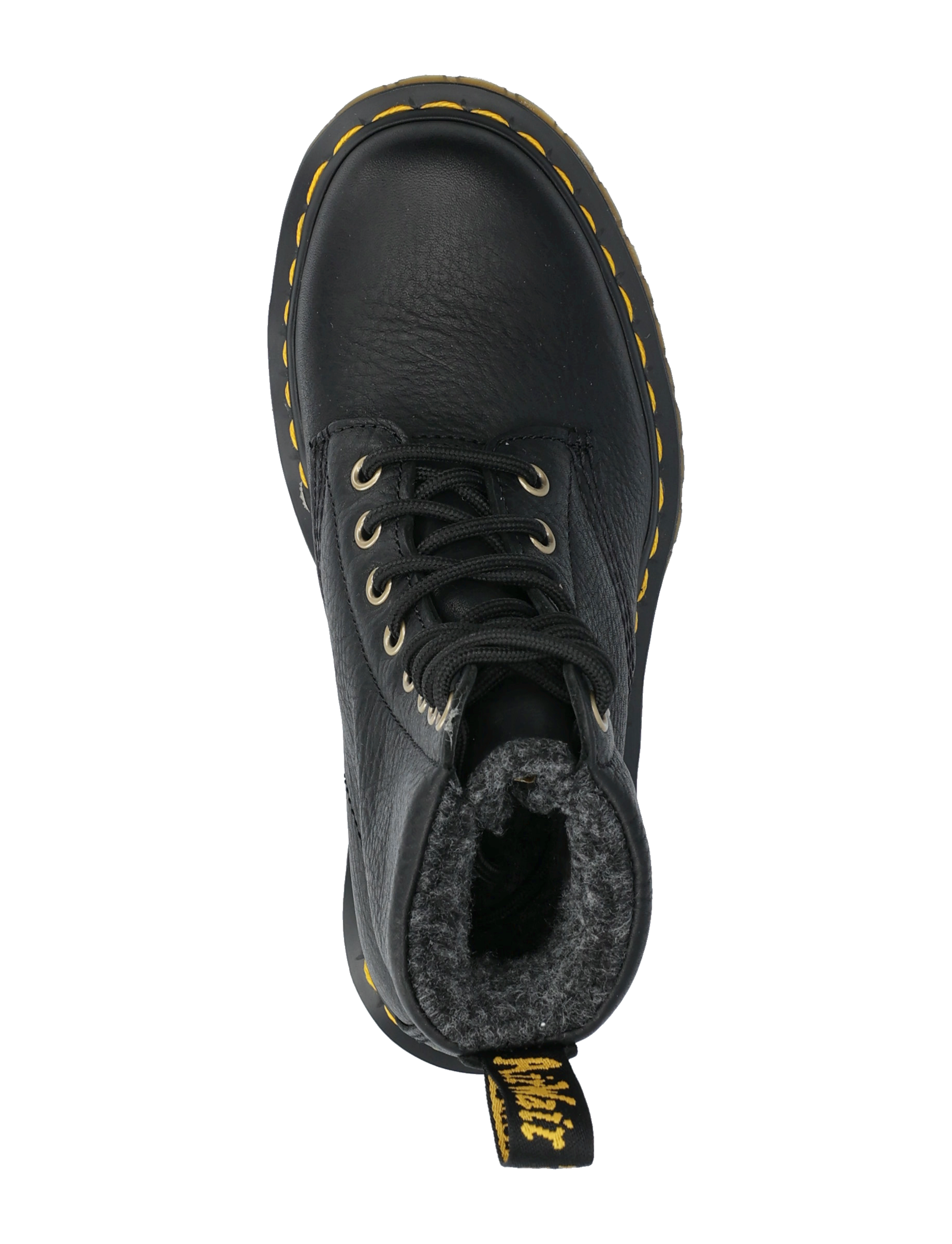 Dr. Martens - 1460 Wl Grizzly - laced boots - black - 3