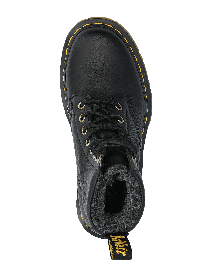 Dr. Martens - 1460 Wl Grizzly - buty sznurowane - black - 3