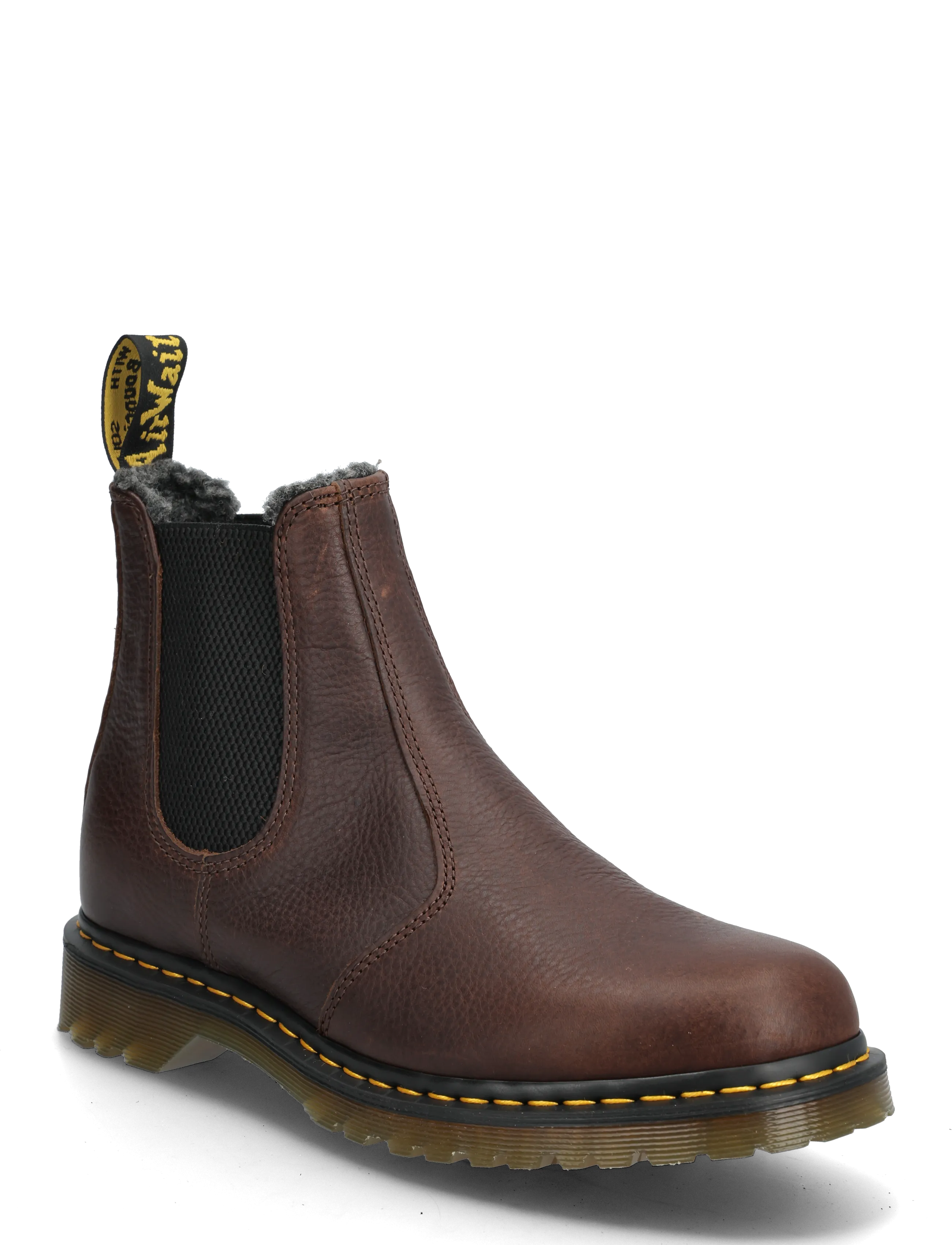 Dr. Martens 2976 Wl Dark Brown Grizzly, 38, Boots, Braun - Chelsea Männerswear