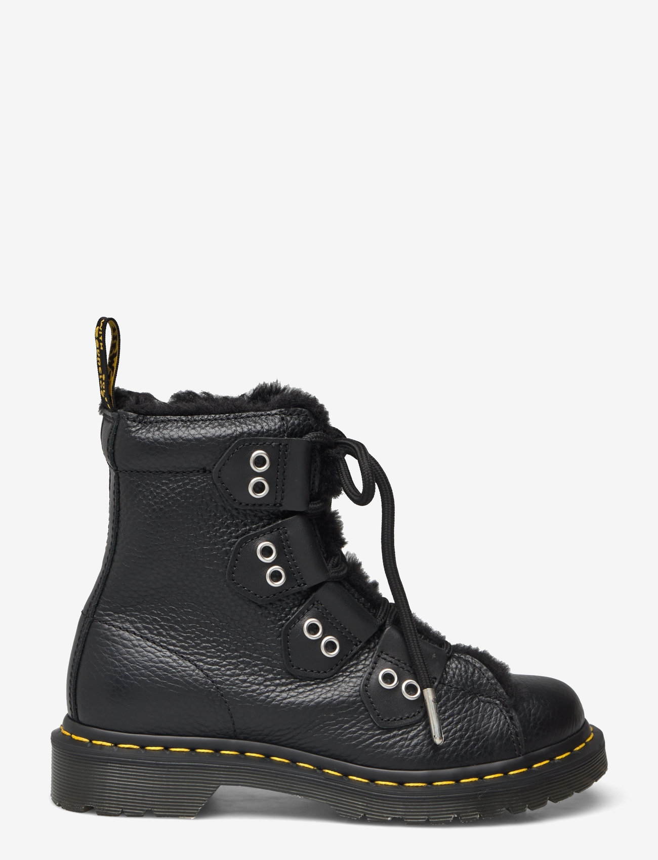 Dr. Martens - 1460 Ltt Fl - geschnürte stiefel - black - 1