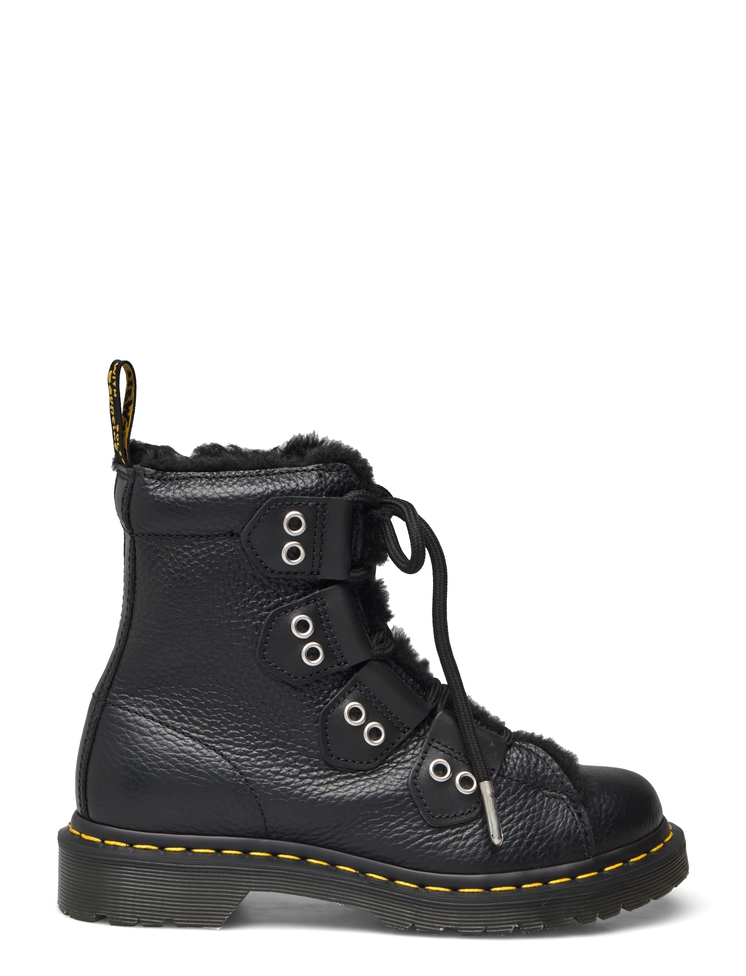 Dr. Martens - 1460 Ltt Fl - geschnürte stiefel - black - 1