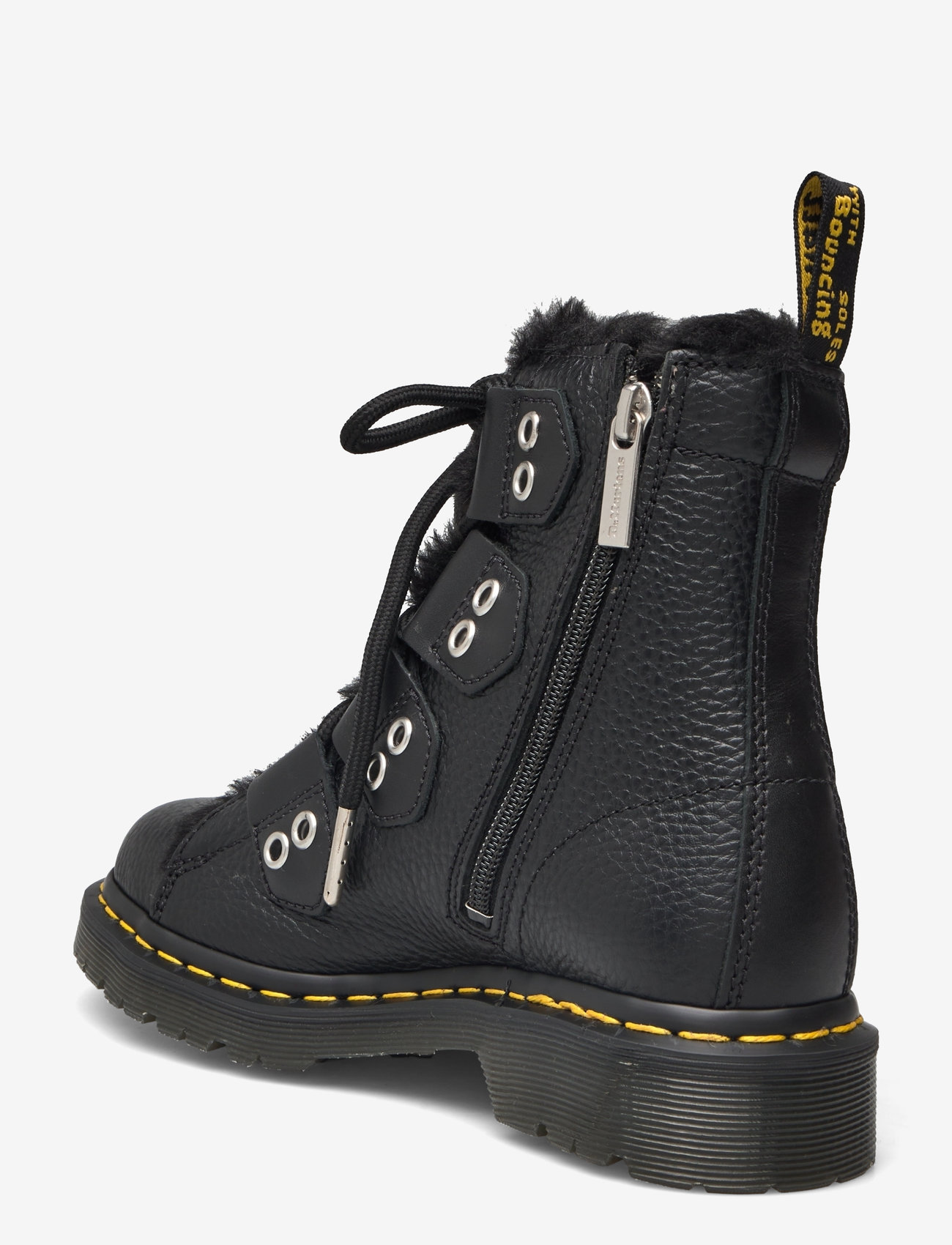 Dr. Martens - 1460 Ltt Fl - geschnürte stiefel - black - 2