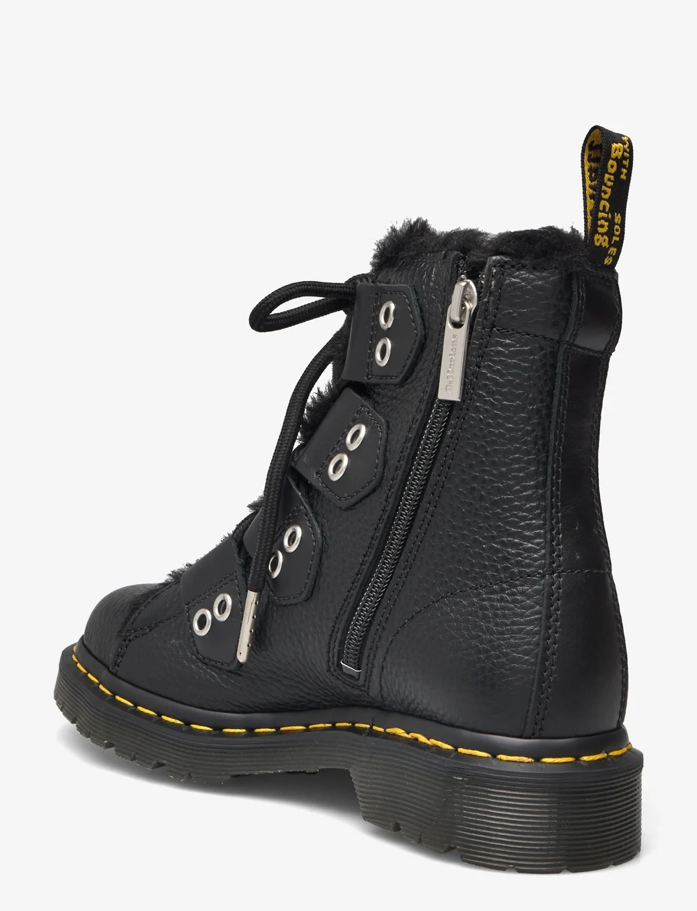 Dr. Martens - 1460 Ltt Fl - paeltega saapad - black - 2