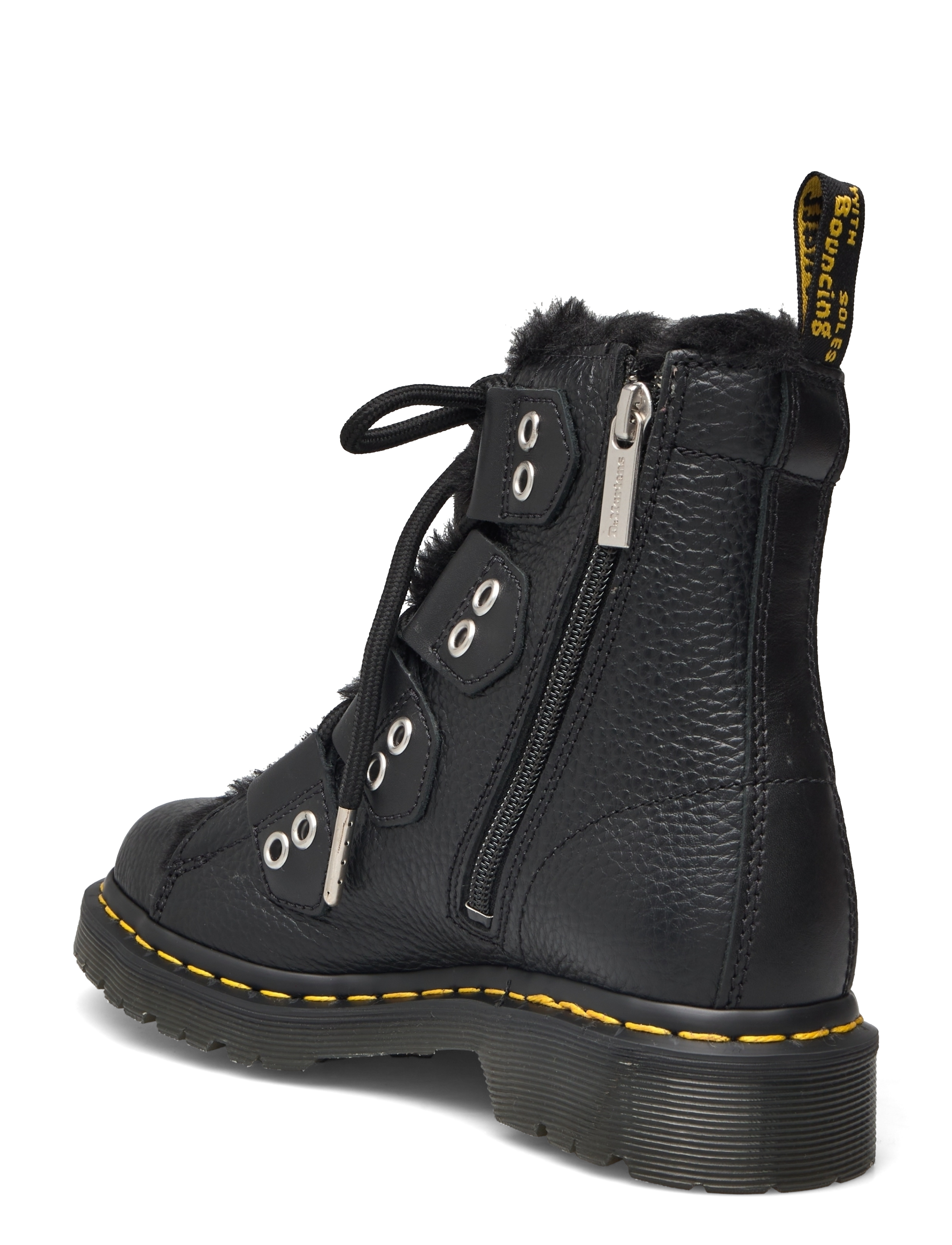 Dr. Martens - 1460 Ltt Fl - geschnürte stiefel - black - 2