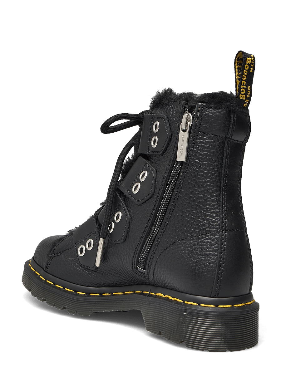 Dr. Martens - 1460 Ltt Fl - geschnürte stiefel - black - 2