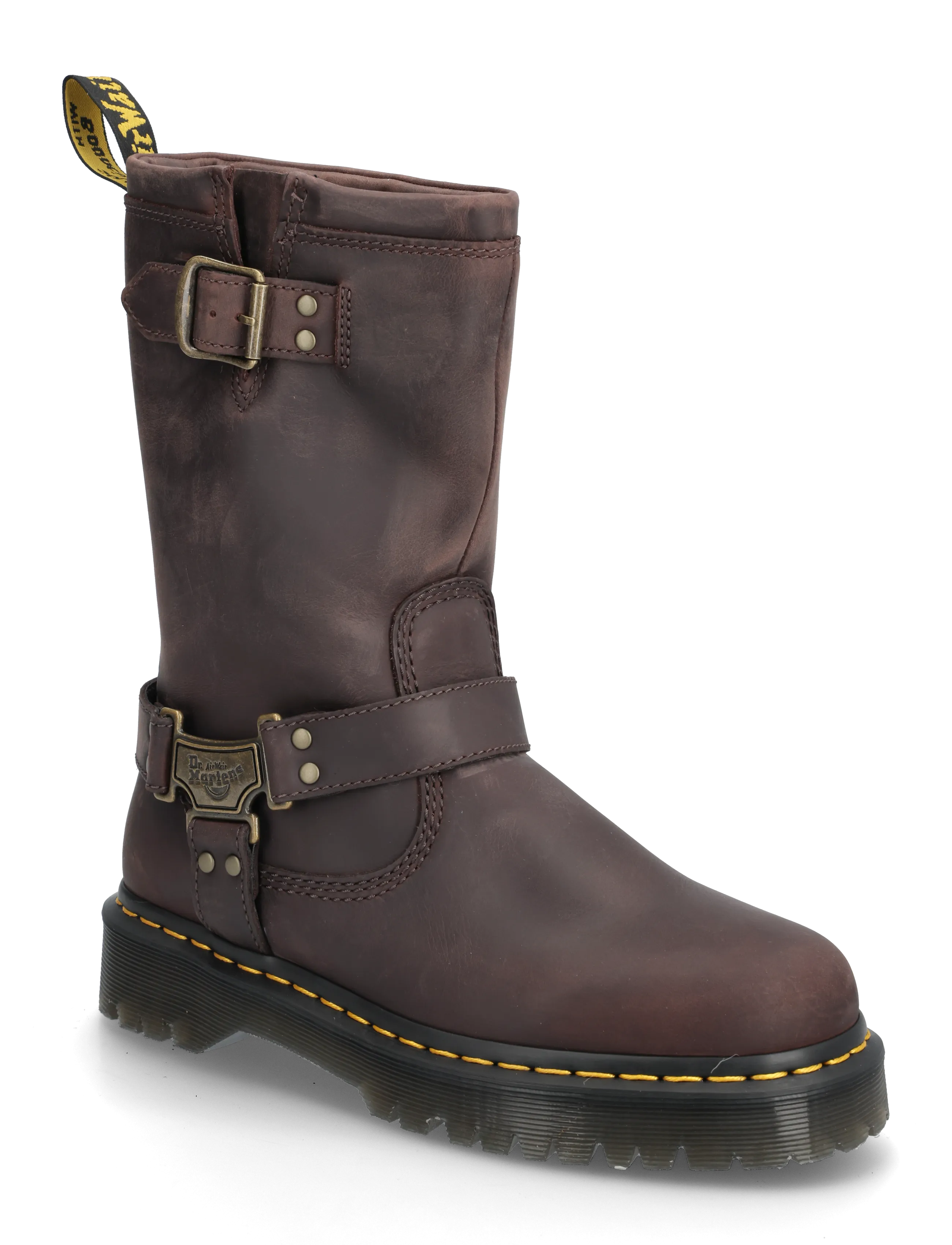 Dr. Martens Anistone Hi, 38, Boots, Braun - Cowboy Frauen